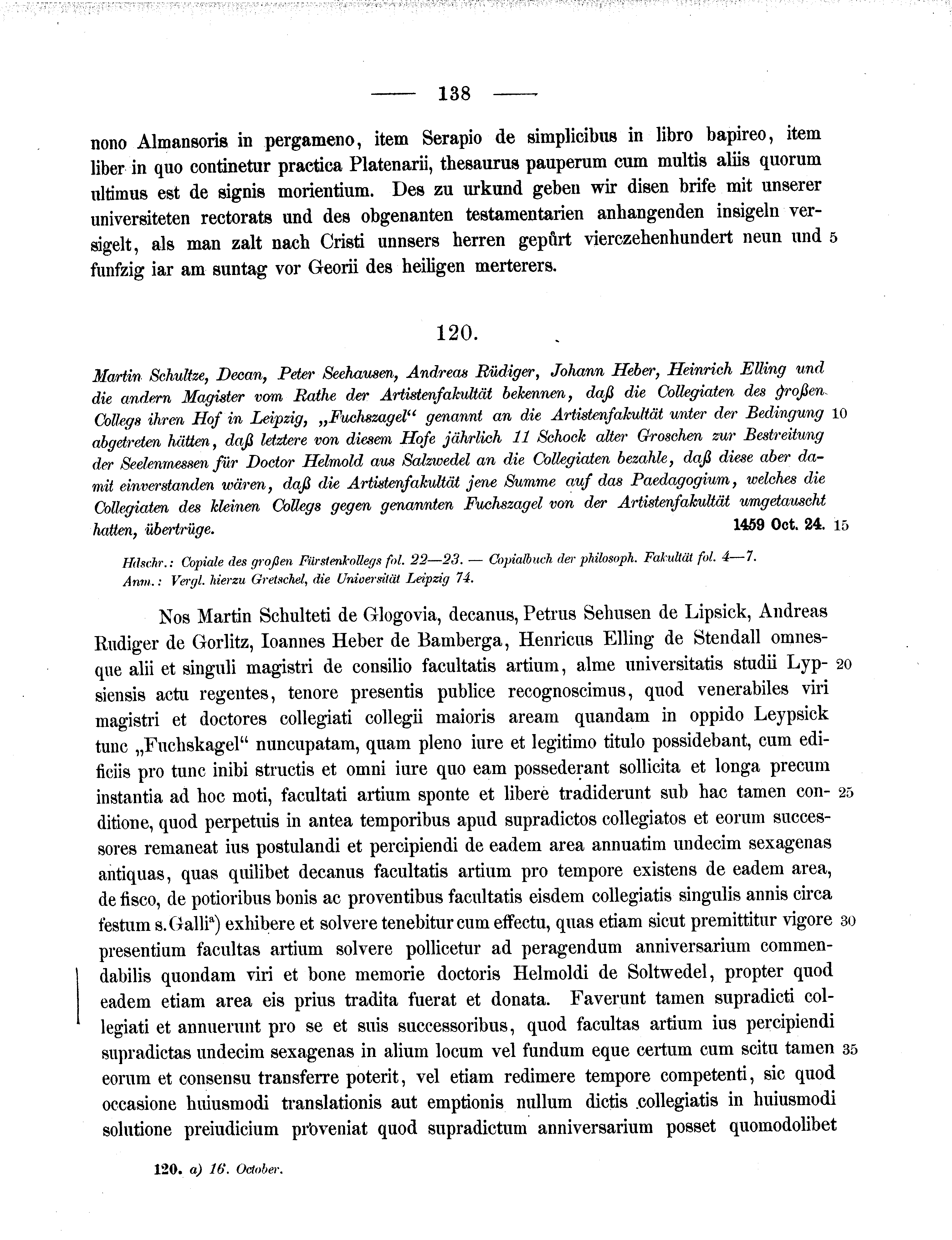 Historische Urkunde Seite 138 aus Band cds2_11