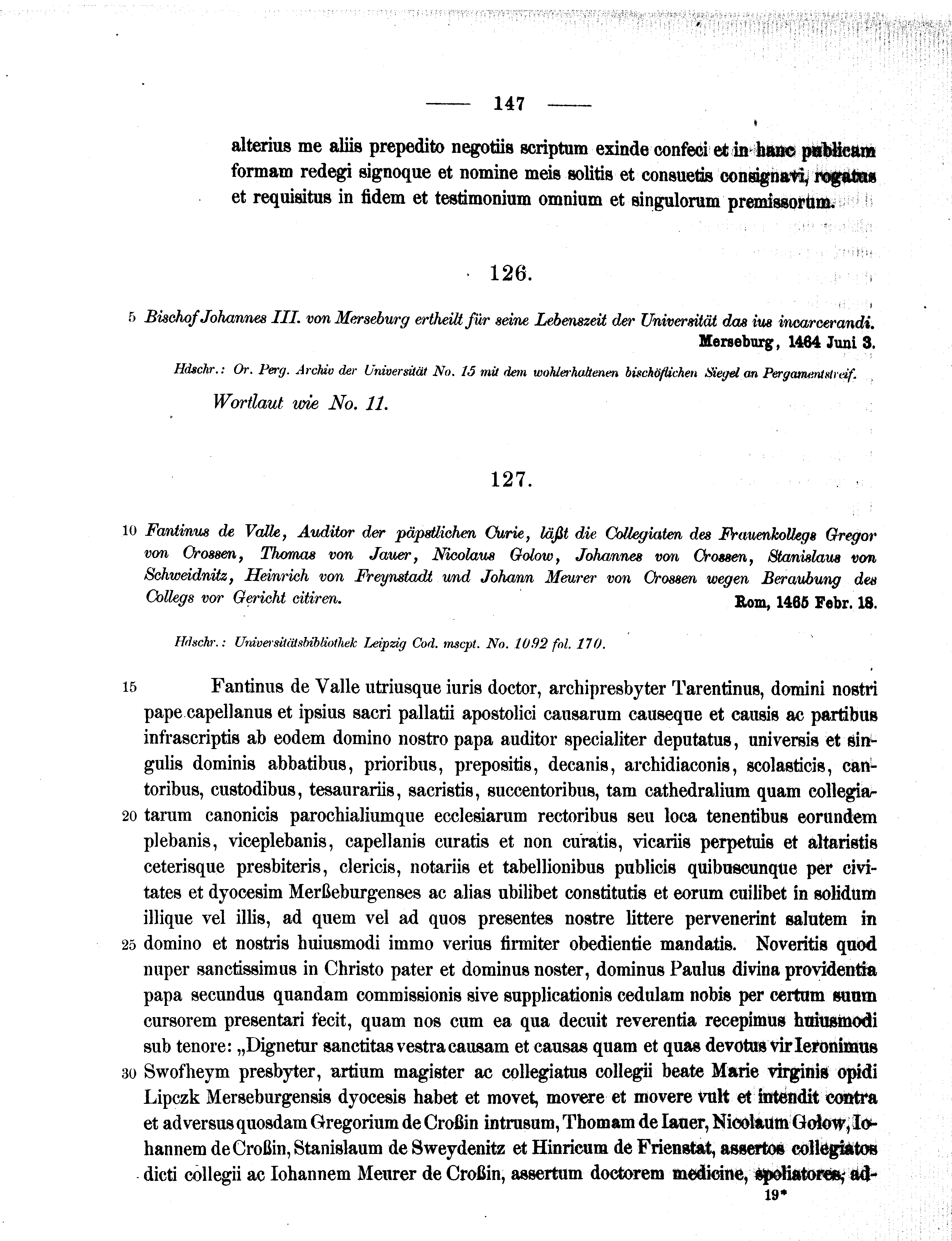 Historische Urkunde Seite 147 aus Band cds2_11