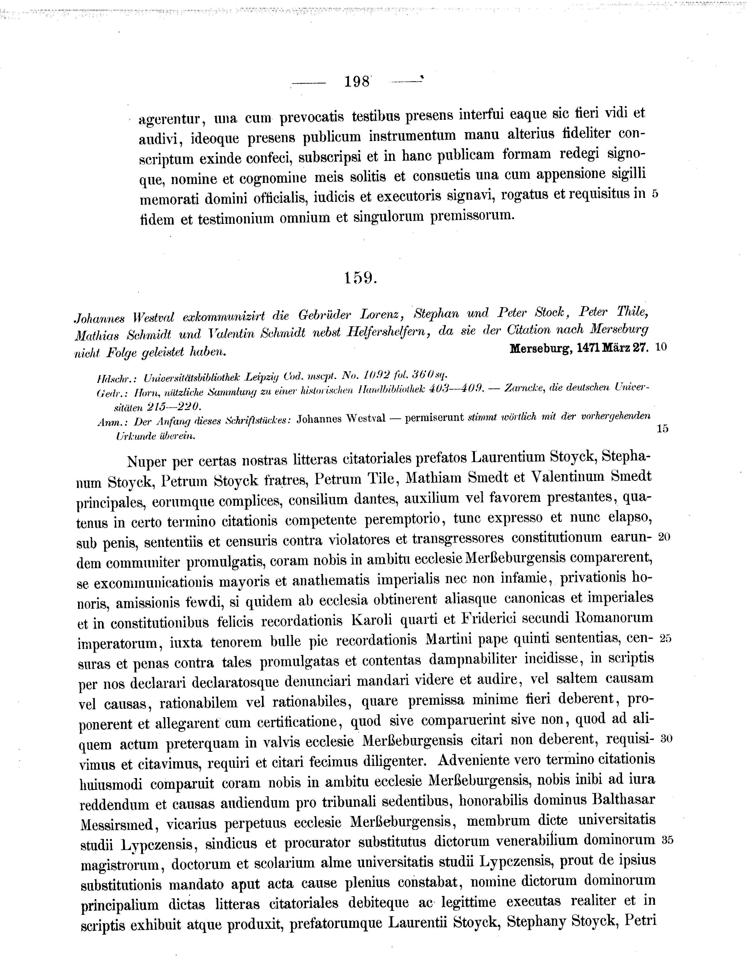 Historische Urkunde Seite 198 aus Band cds2_11