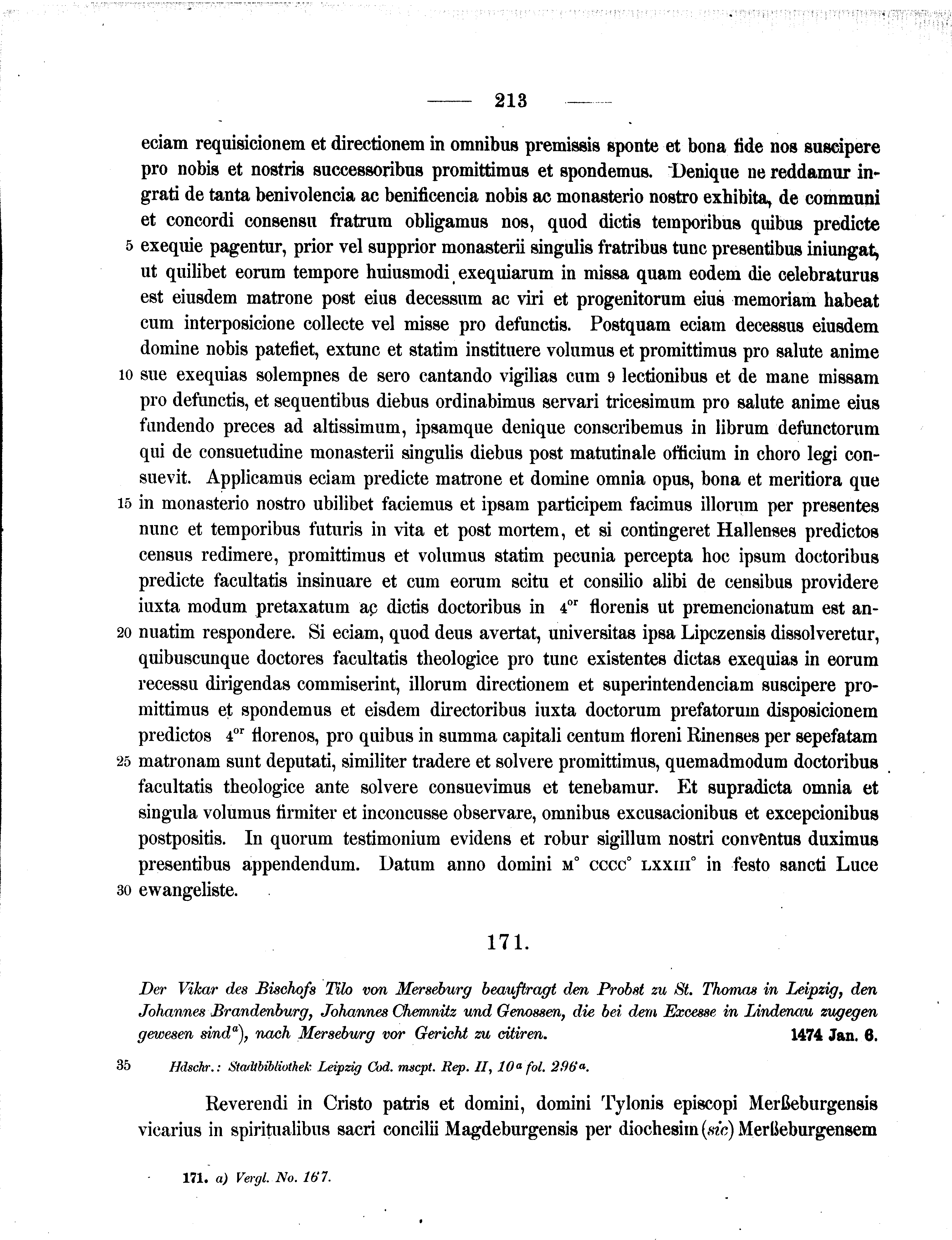 Historische Urkunde Seite 213 aus Band cds2_11