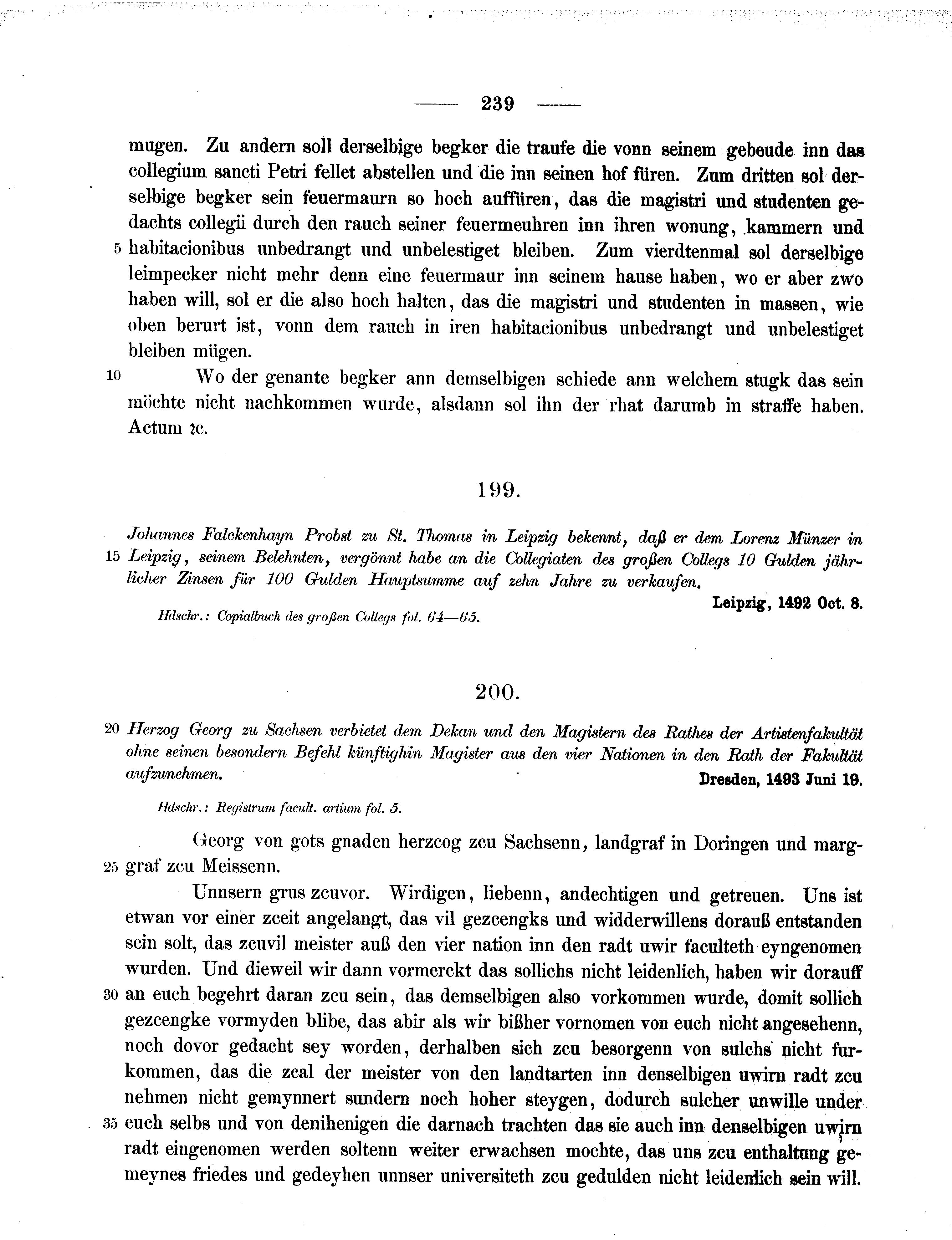 Historische Urkunde Seite 239 aus Band cds2_11