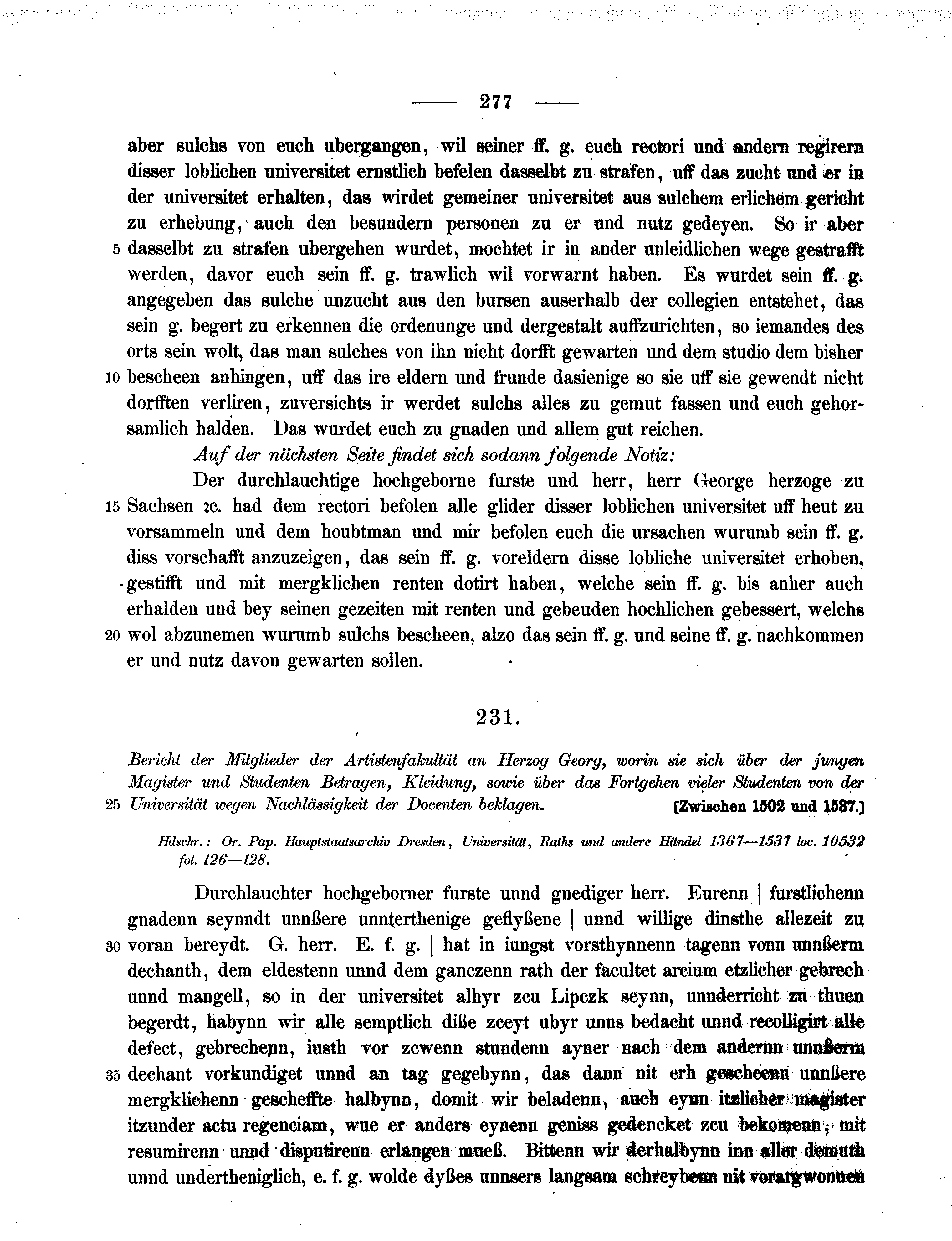 Historische Urkunde Seite 277 aus Band cds2_11