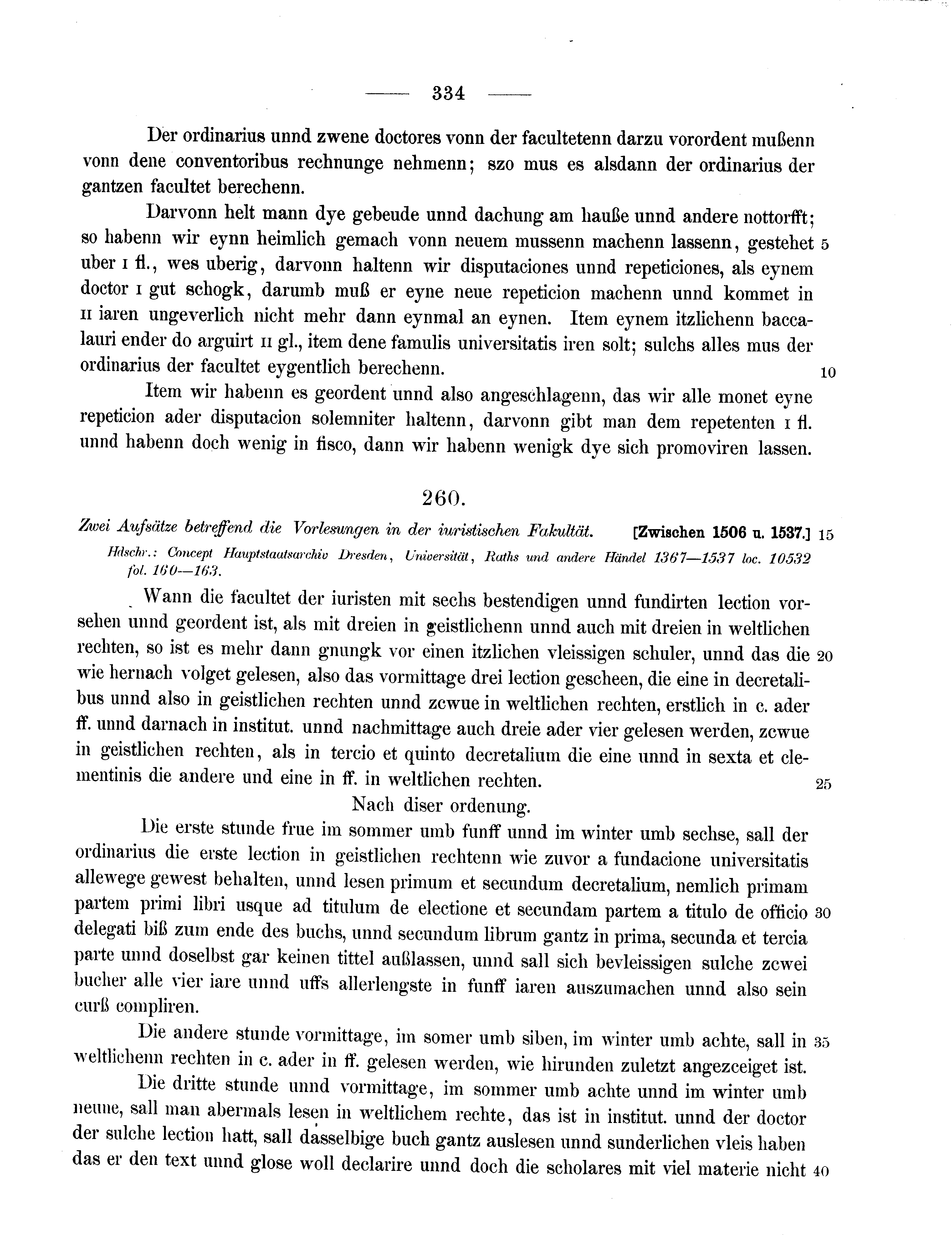 Historische Urkunde Seite 334 aus Band cds2_11