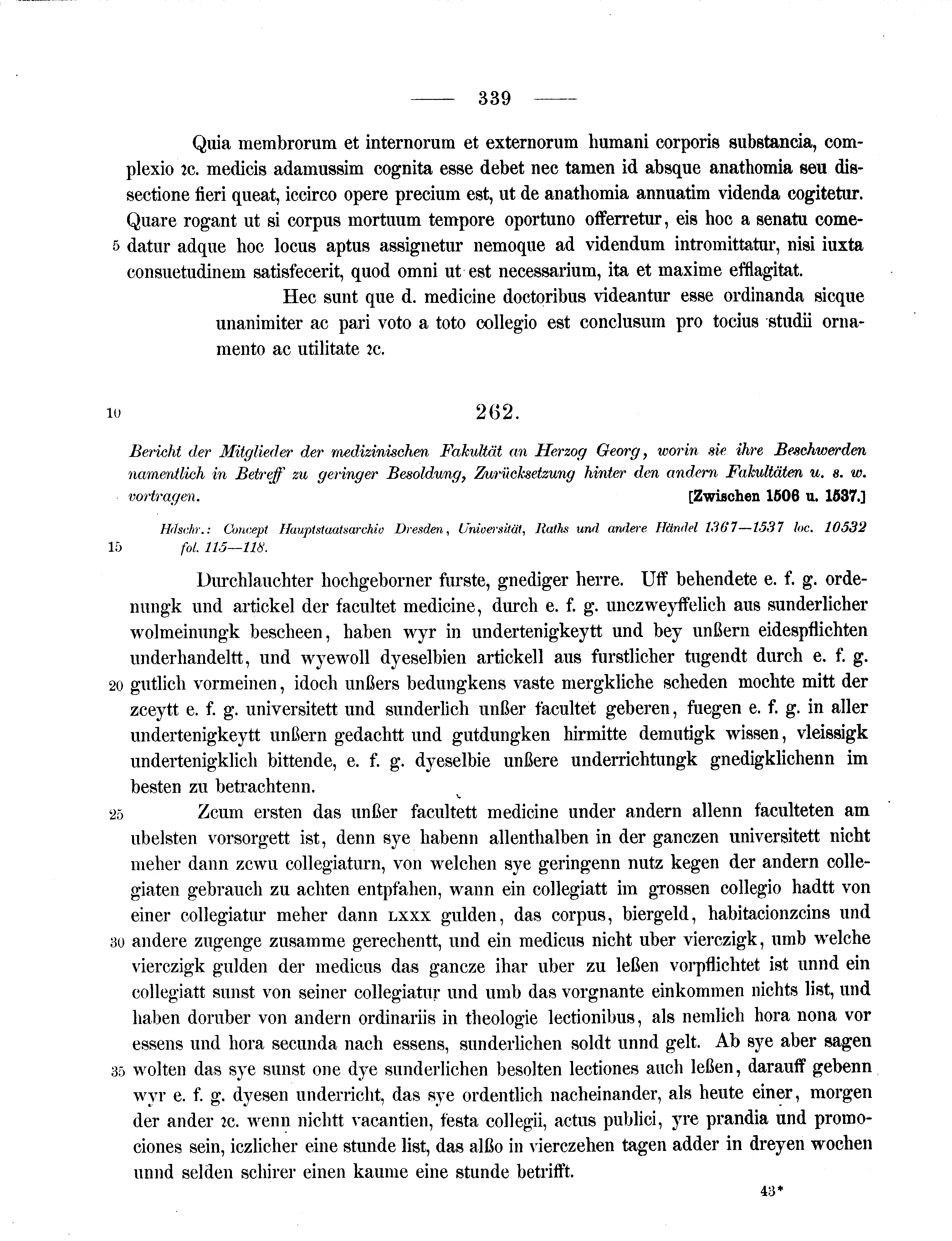 Historische Urkunde Seite 339 aus Band cds2_11