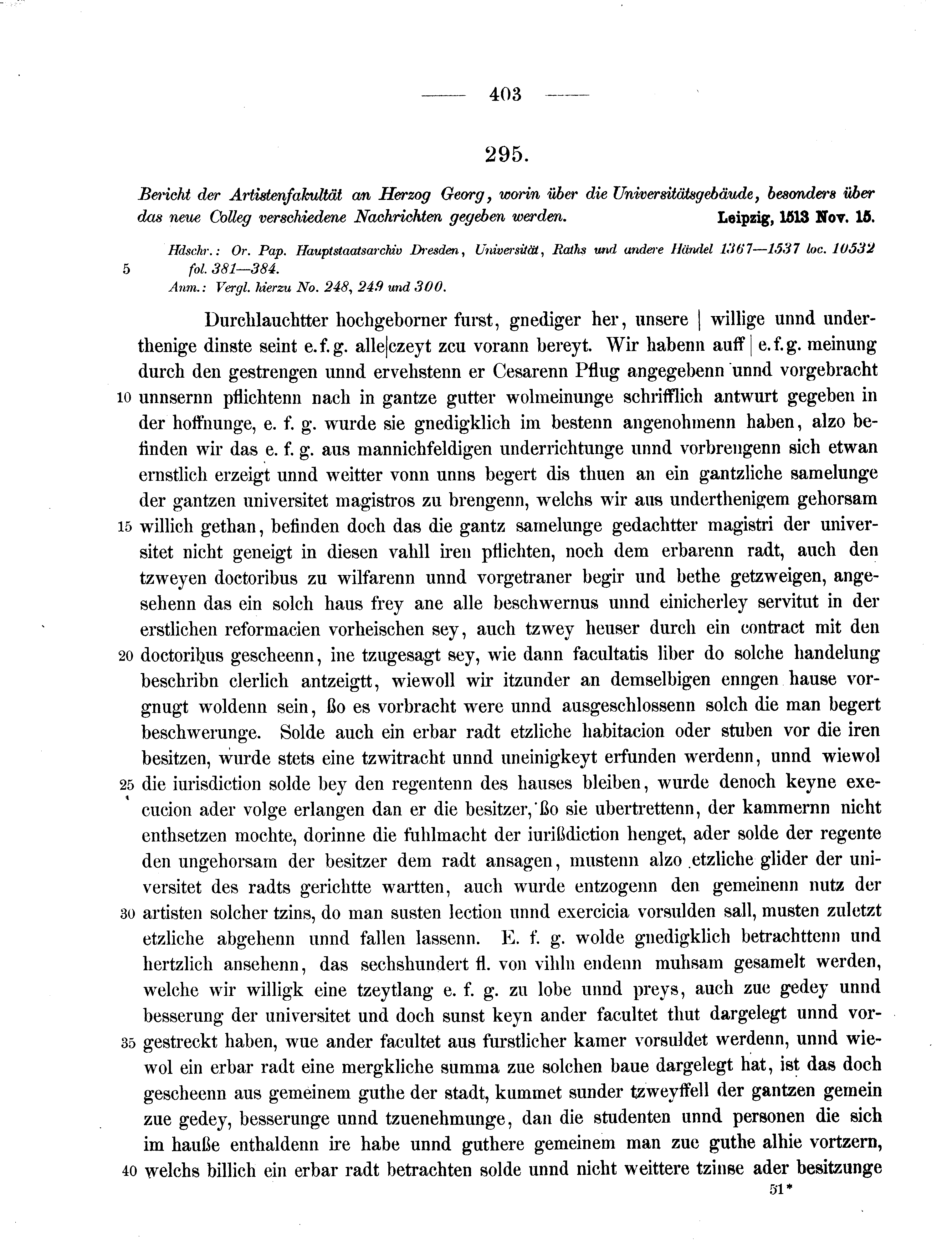 Historische Urkunde Seite 403 aus Band cds2_11