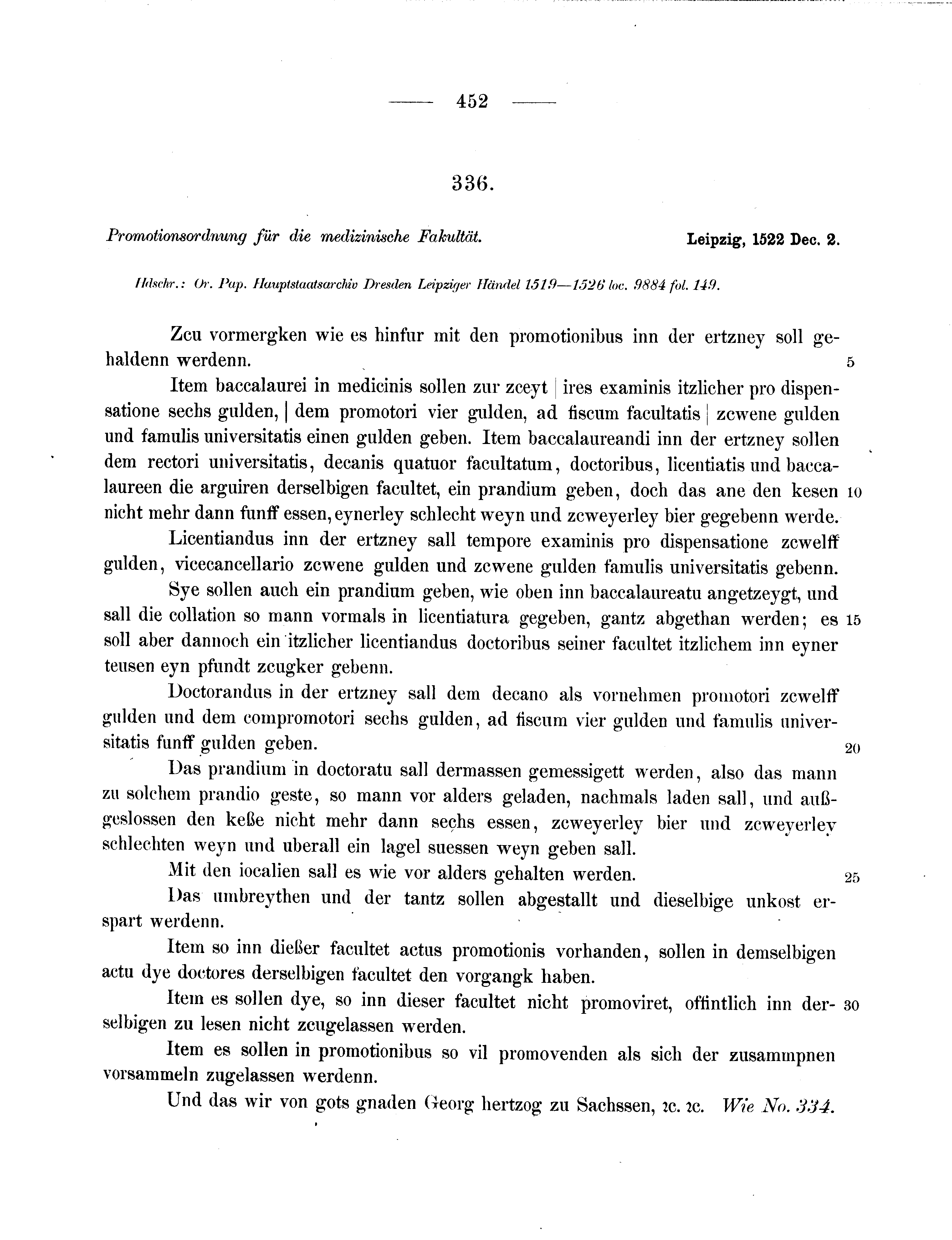 Historische Urkunde Seite 452 aus Band cds2_11