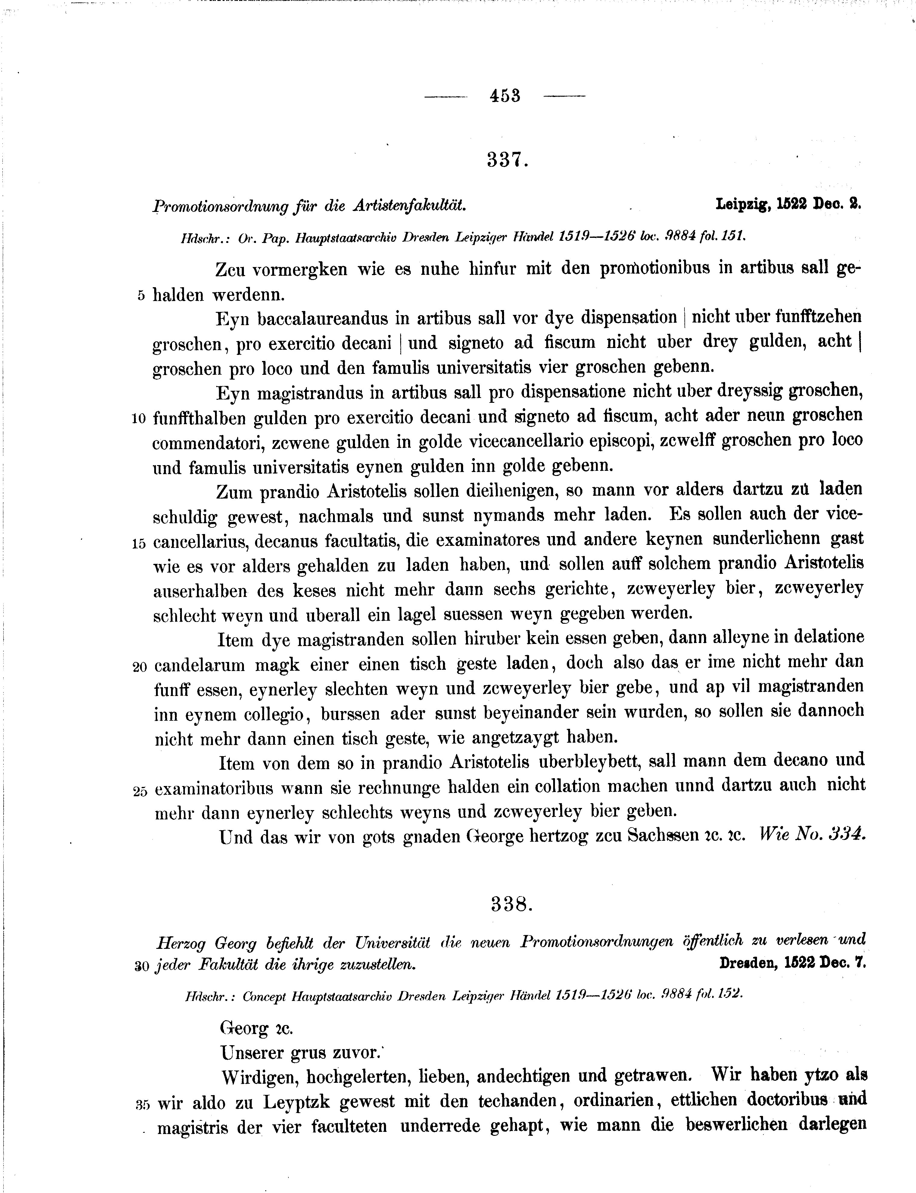 Historische Urkunde Seite 453 aus Band cds2_11