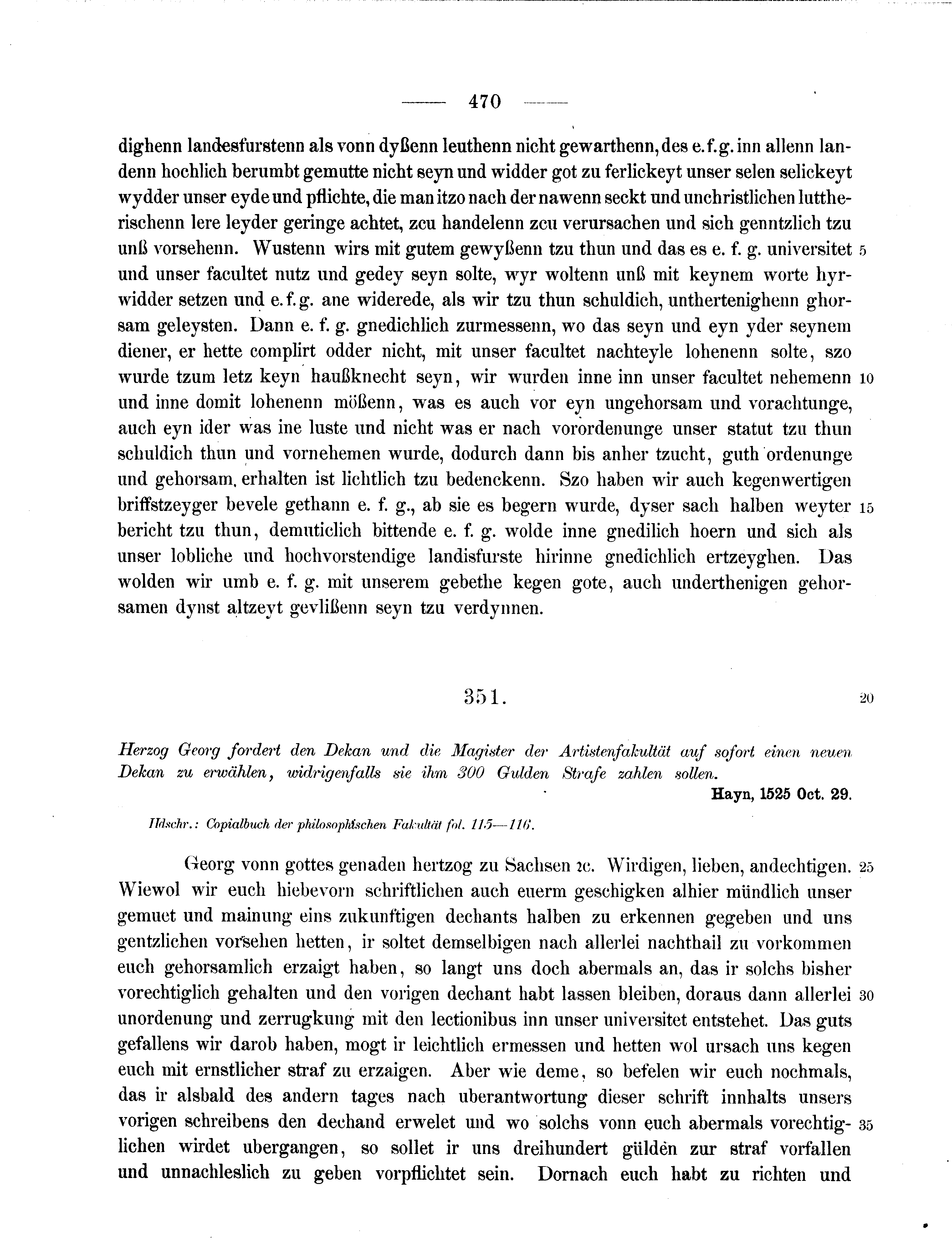 Historische Urkunde Seite 470 aus Band cds2_11