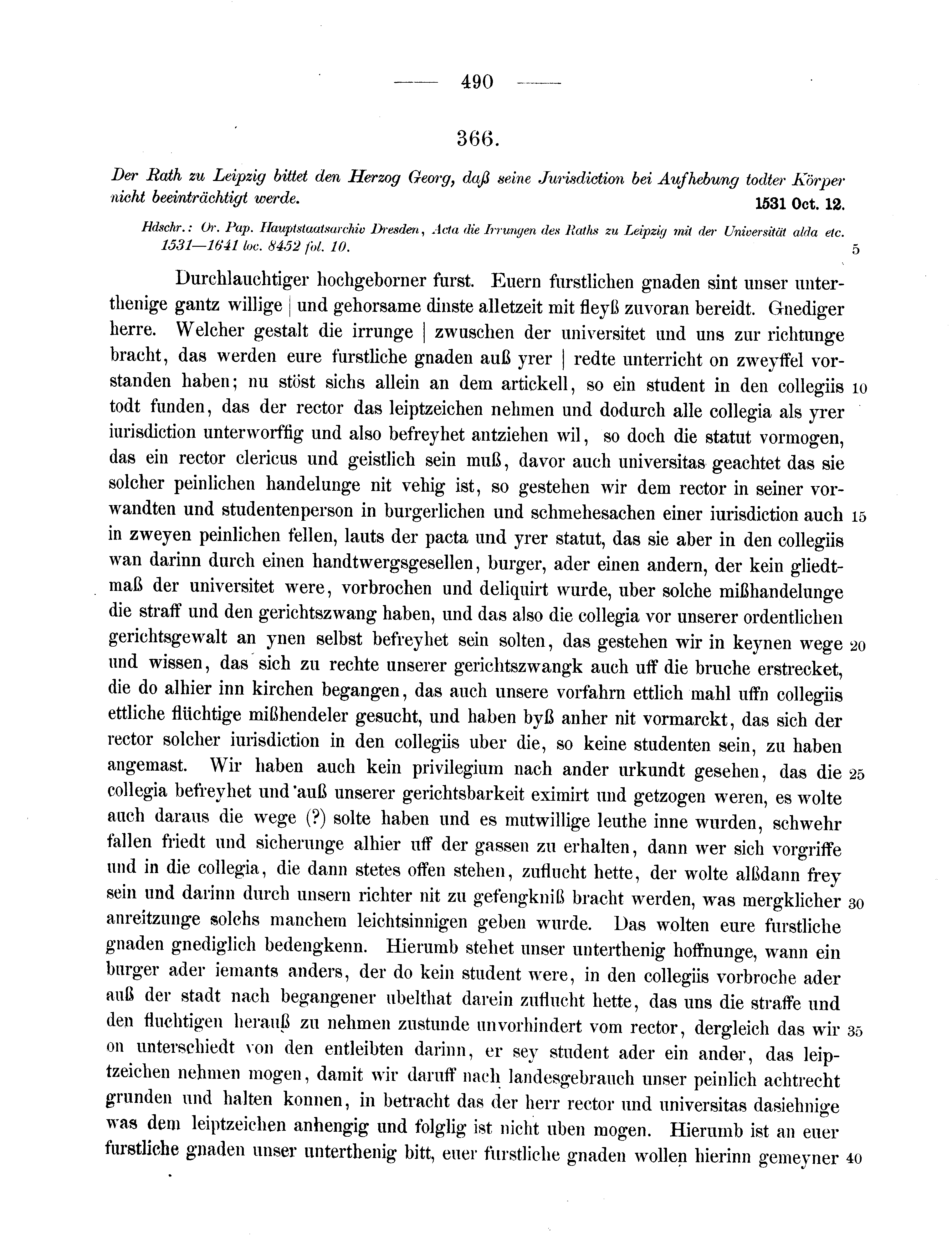 Historische Urkunde Seite 490 aus Band cds2_11