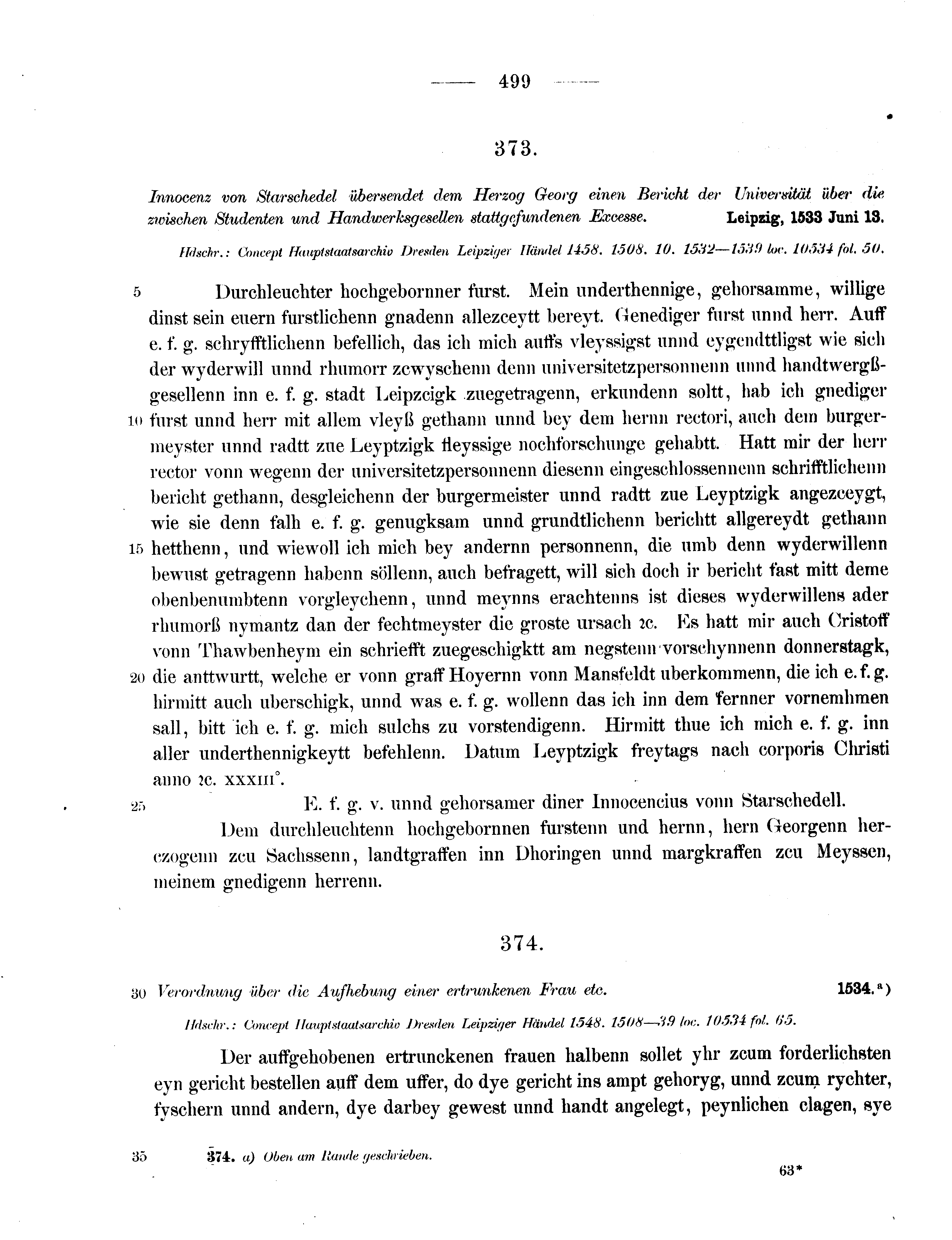 Historische Urkunde Seite 499 aus Band cds2_11