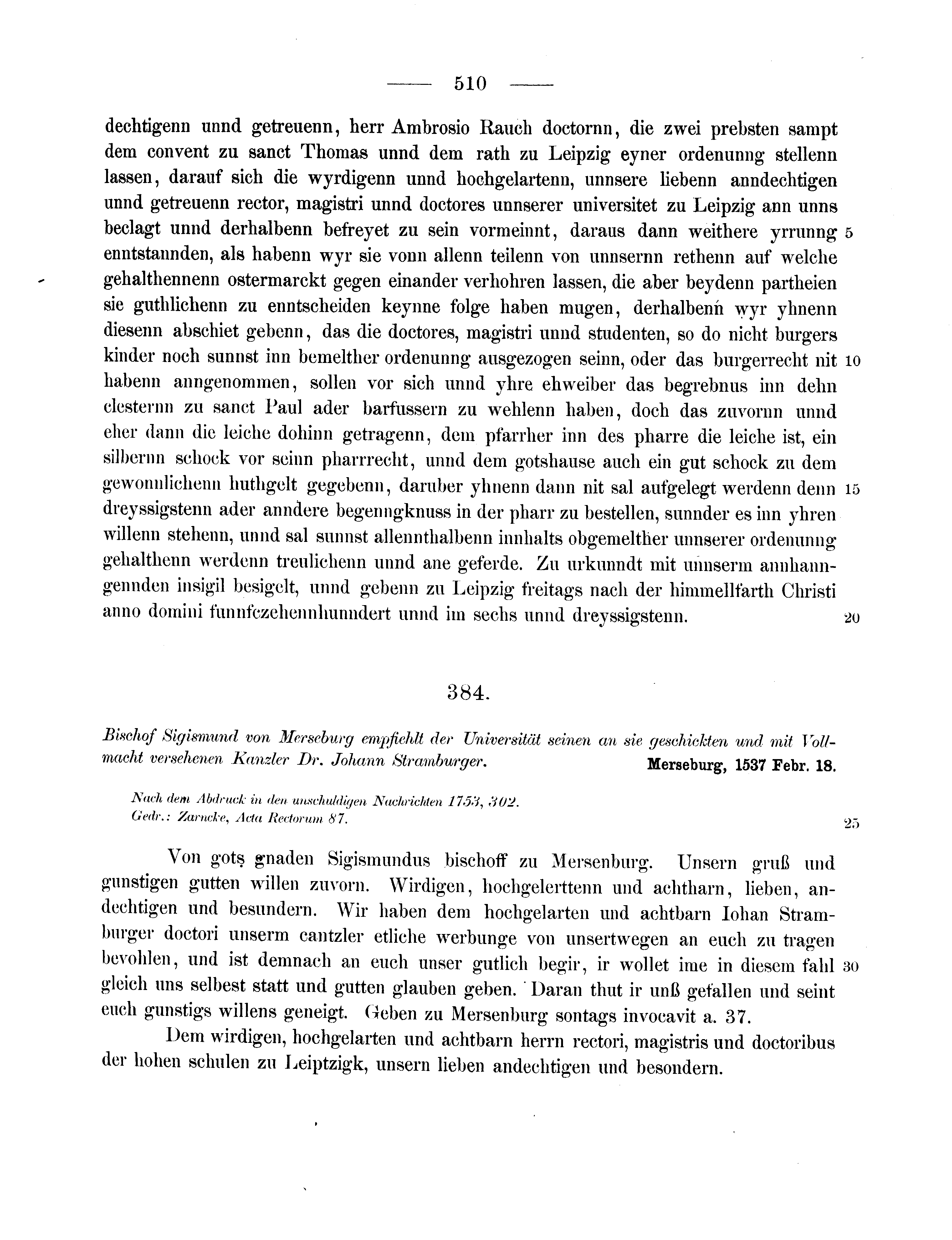 Historische Urkunde Seite 510 aus Band cds2_11