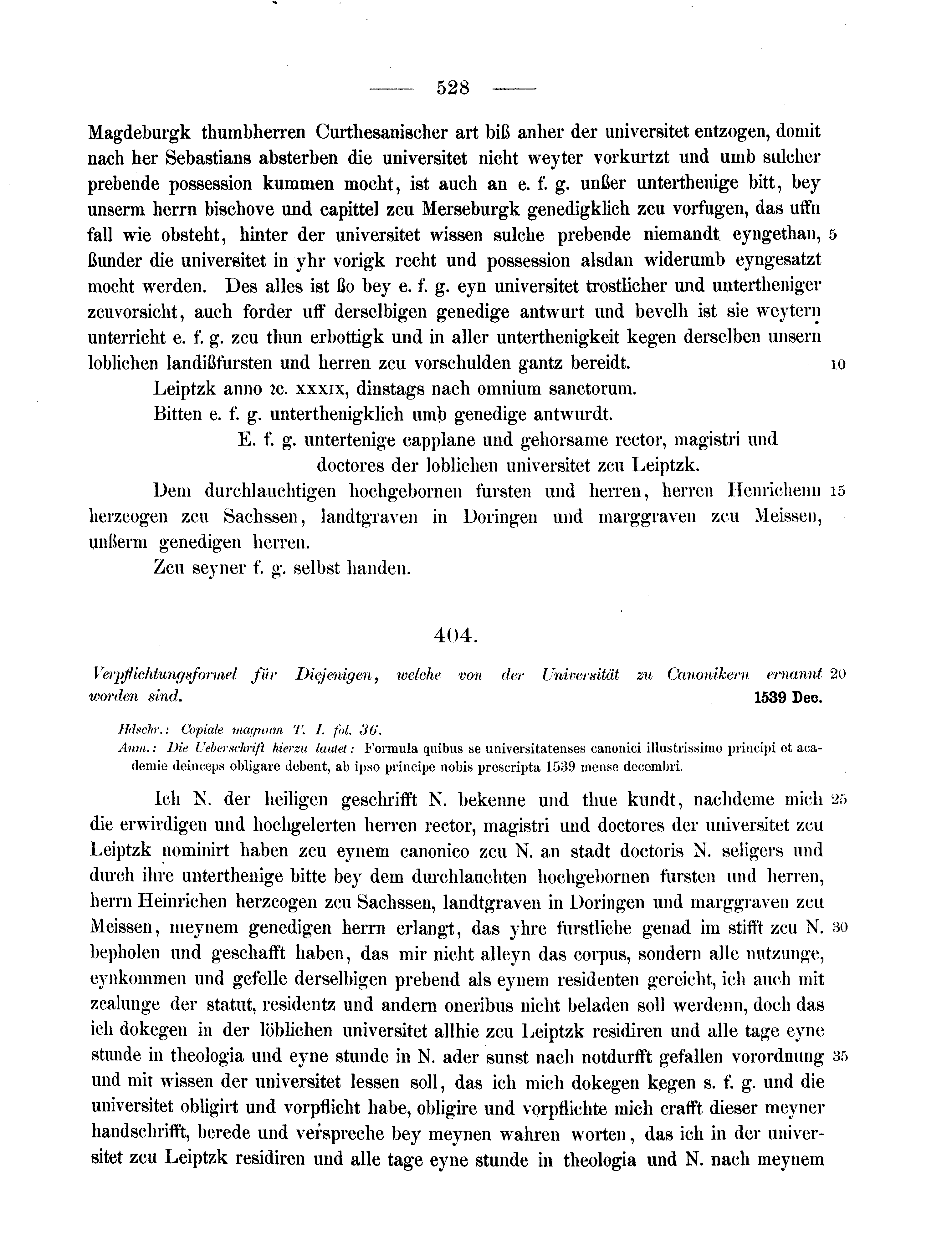 Historische Urkunde Seite 528 aus Band cds2_11