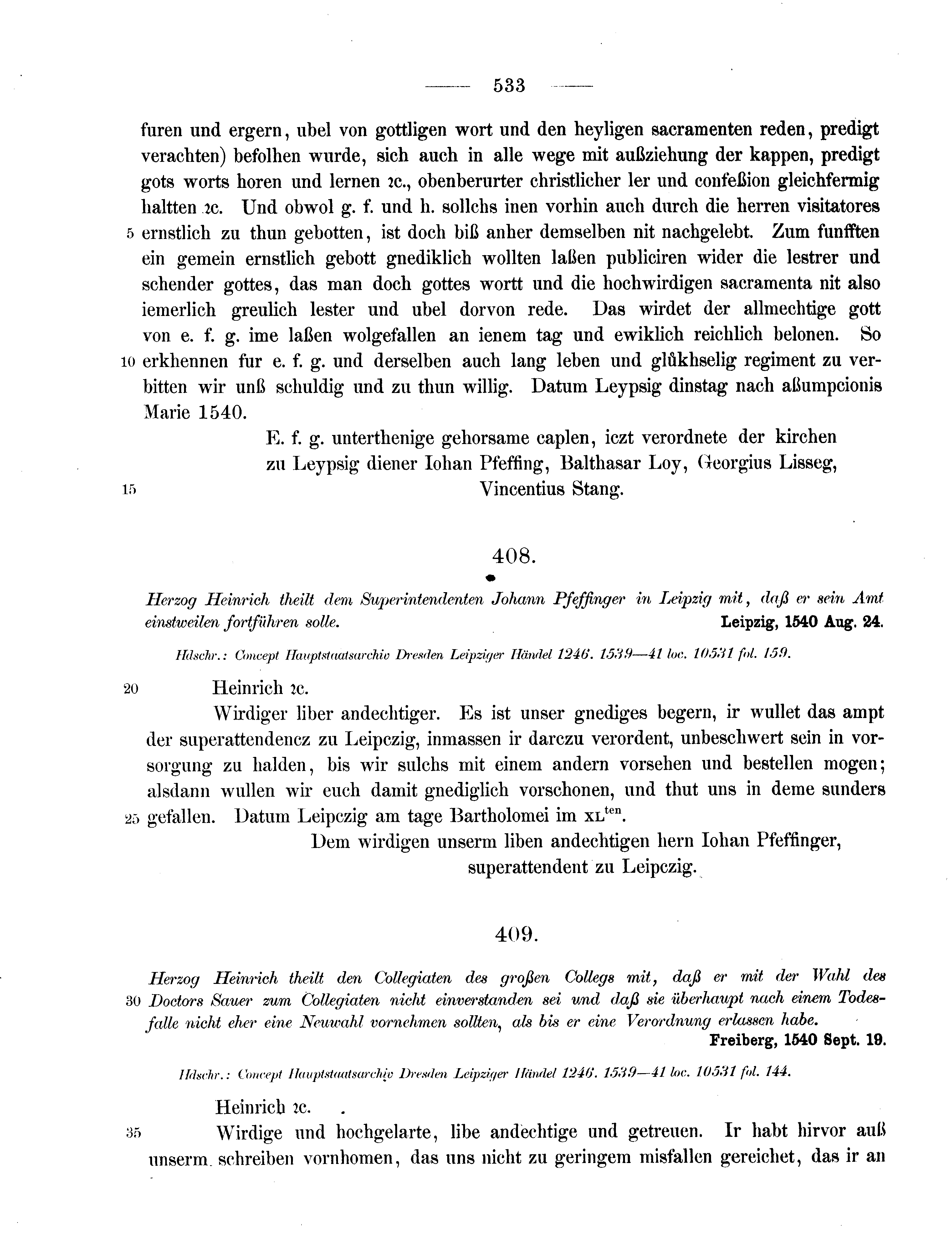 Historische Urkunde Seite 533 aus Band cds2_11