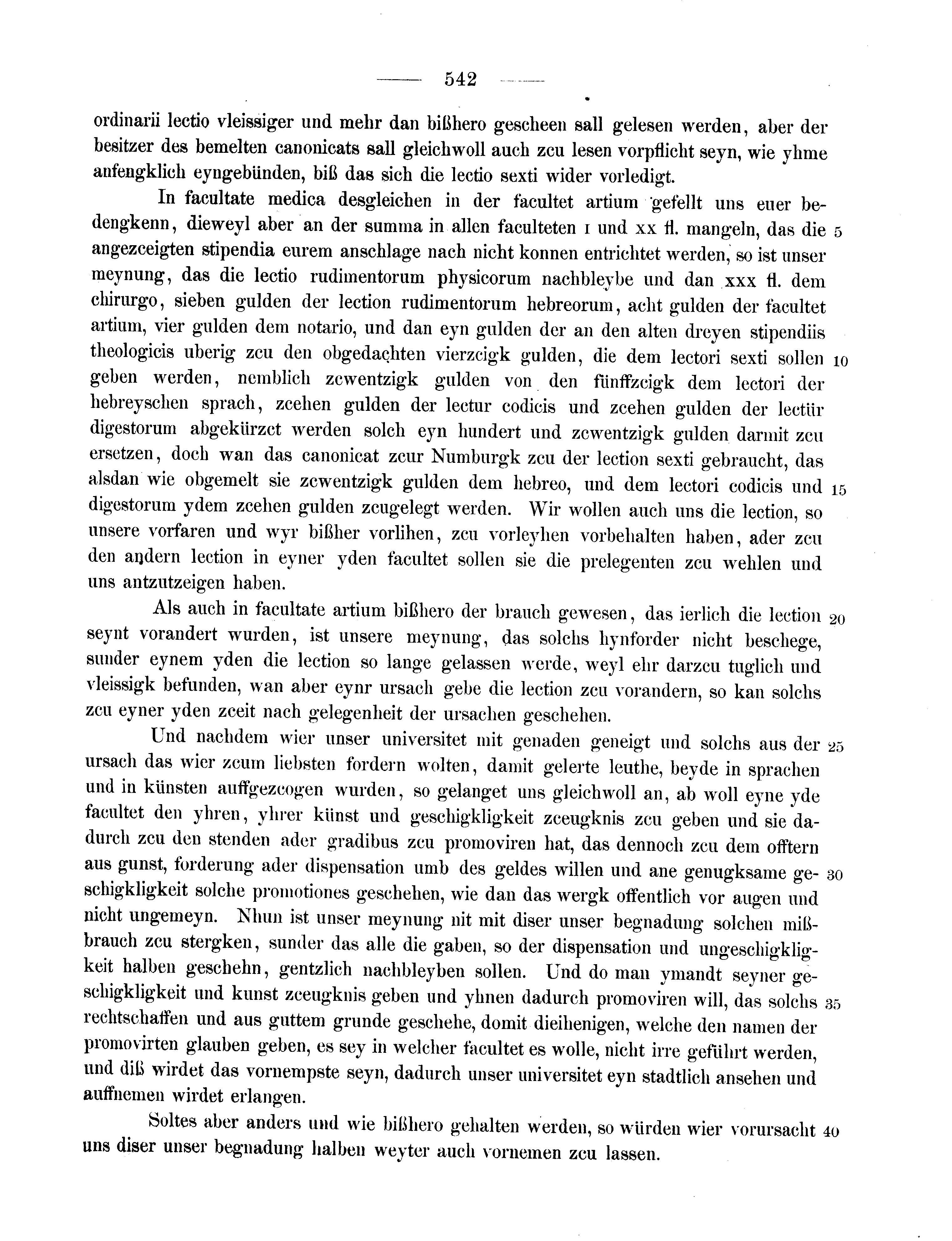 Historische Urkunde Seite 542 aus Band cds2_11