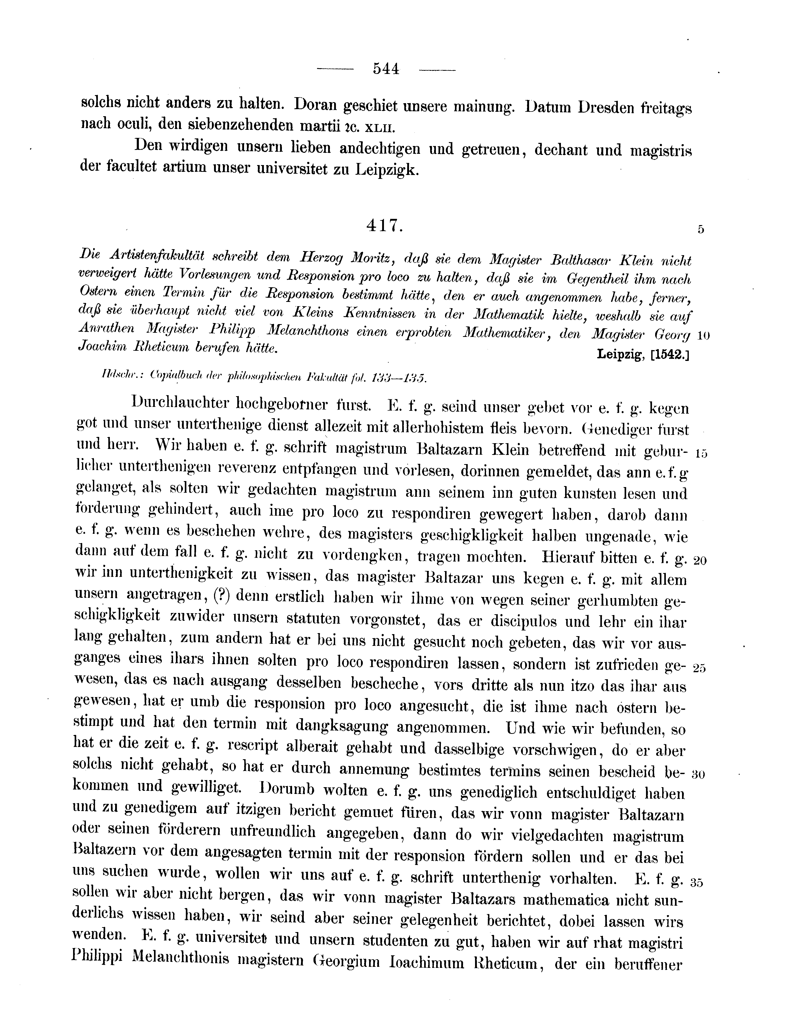 Historische Urkunde Seite 544 aus Band cds2_11