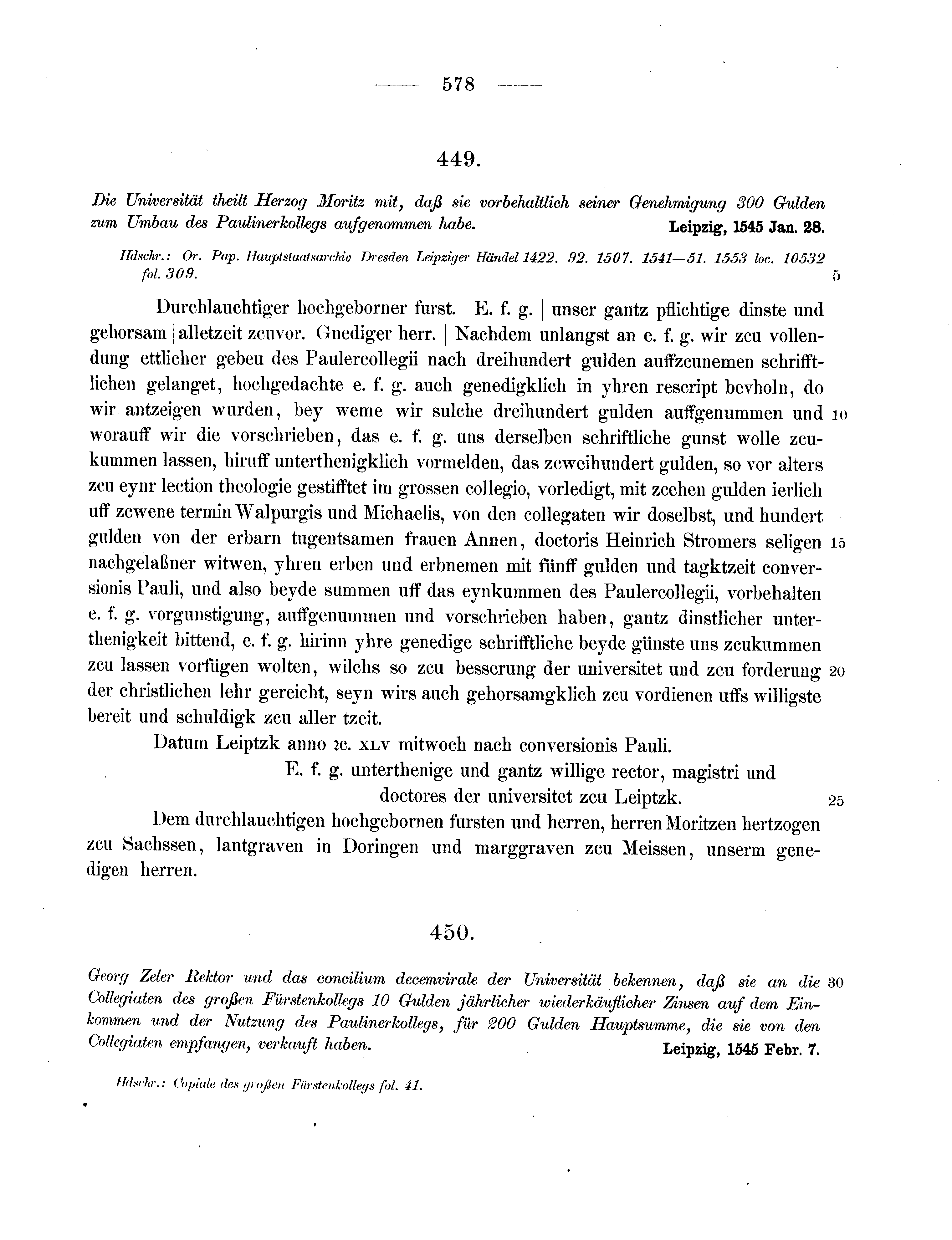 Historische Urkunde Seite 578 aus Band cds2_11