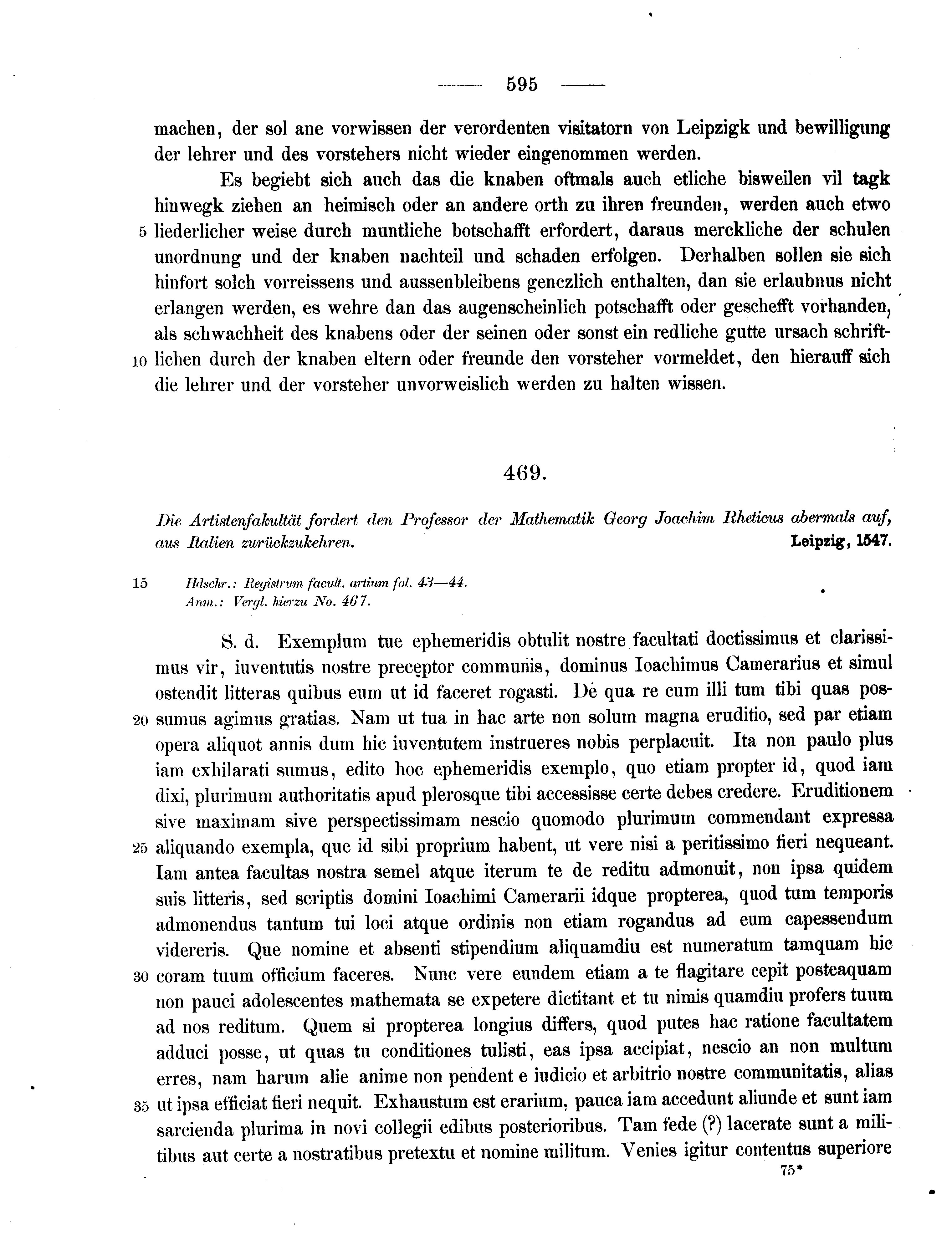 Historische Urkunde Seite 595 aus Band cds2_11
