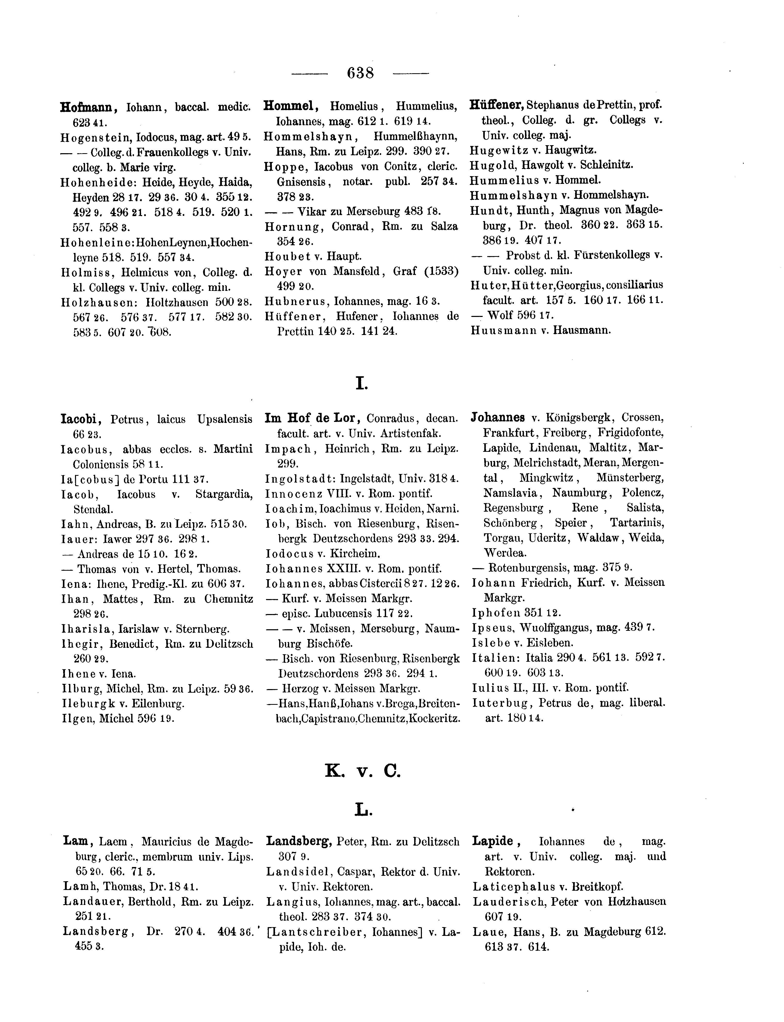 Historische Urkunde Seite 638 aus Band cds2_11