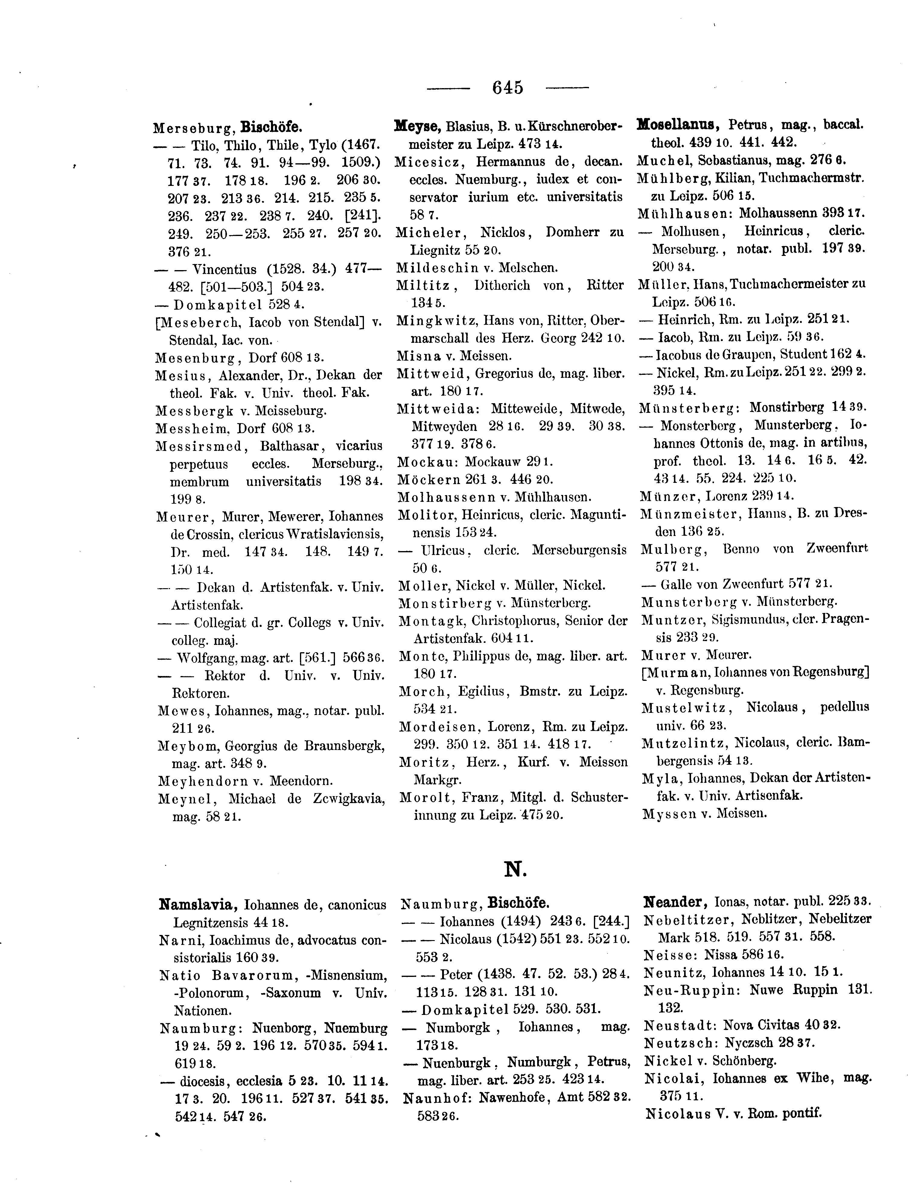 Historische Urkunde Seite 645 aus Band cds2_11