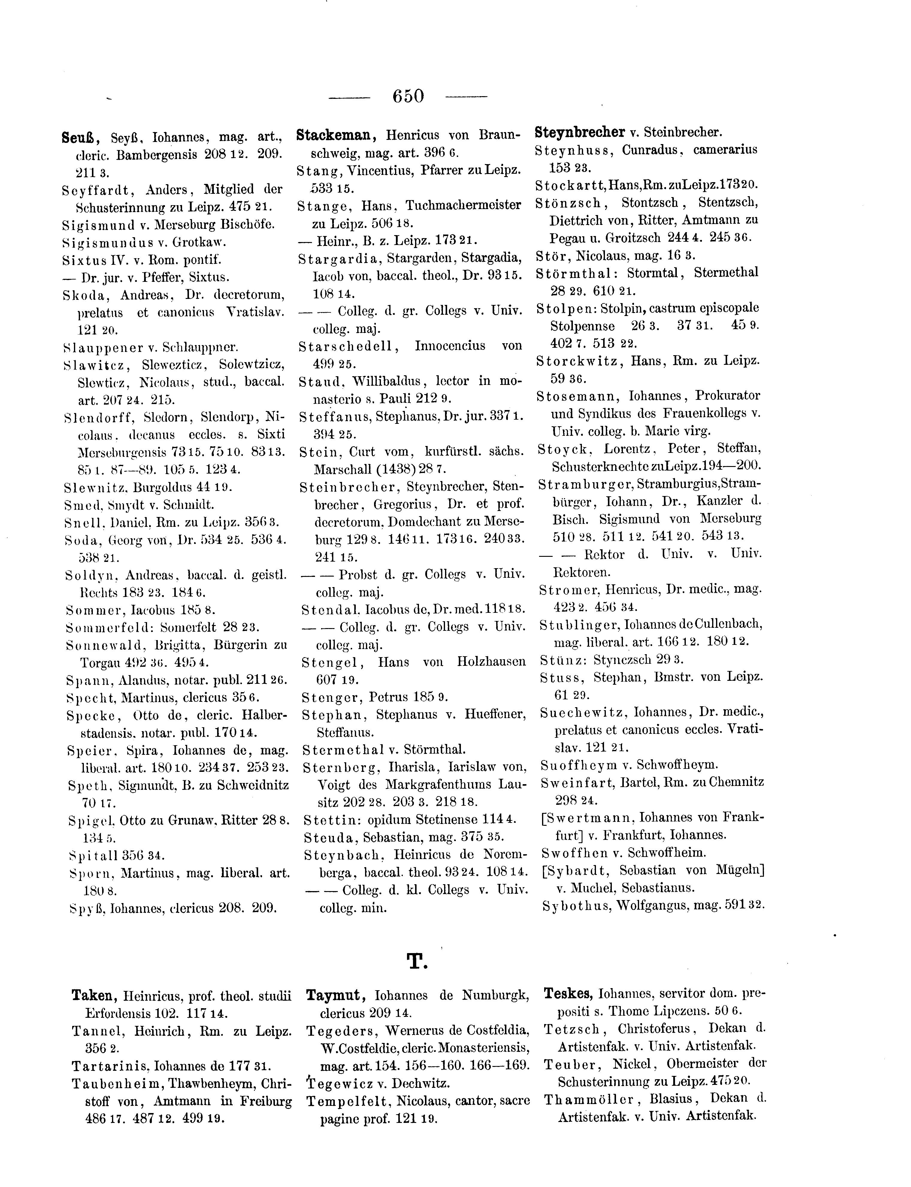 Historische Urkunde Seite 650 aus Band cds2_11