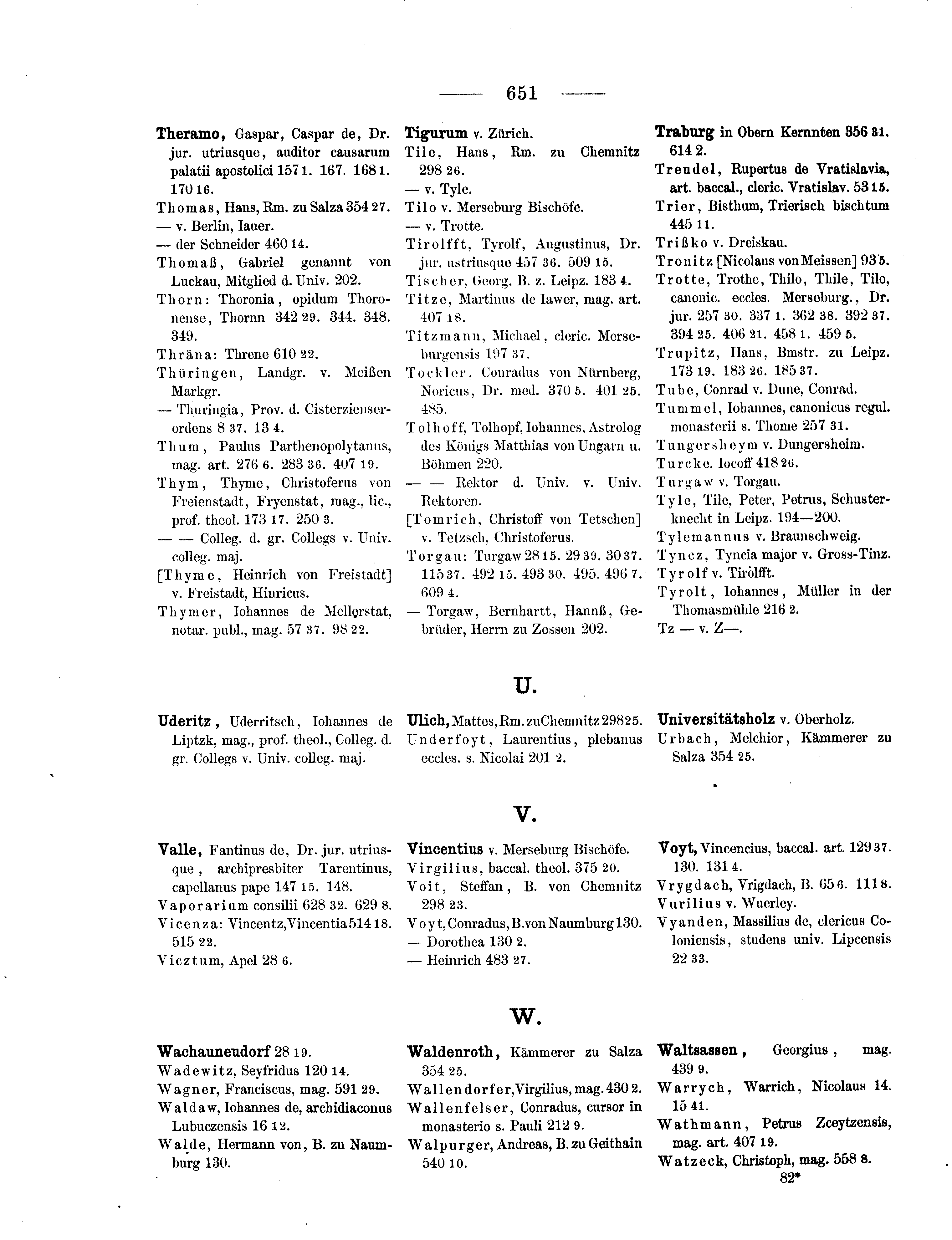 Historische Urkunde Seite 651 aus Band cds2_11