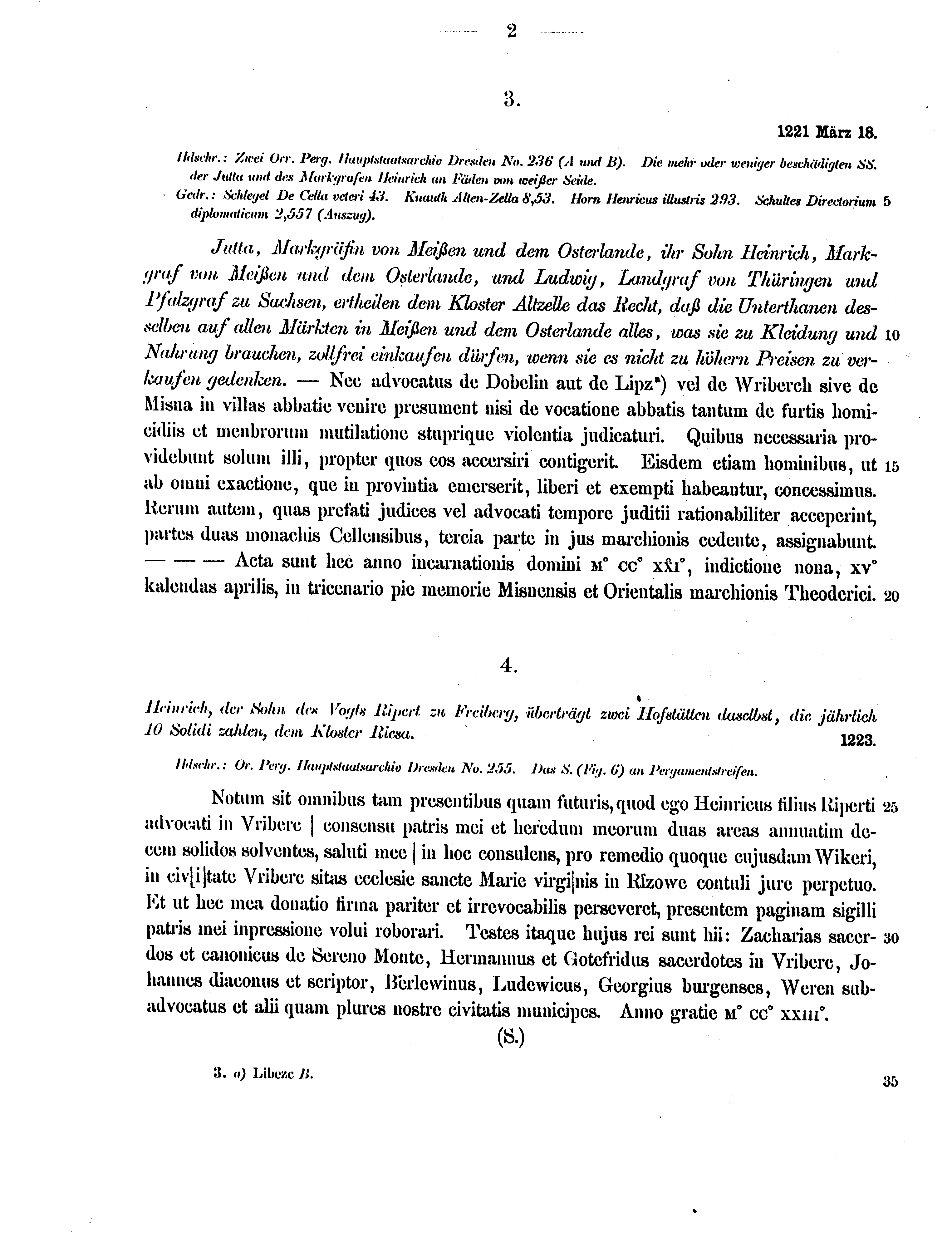 Historische Urkunde Seite 2 aus Band cds2_12