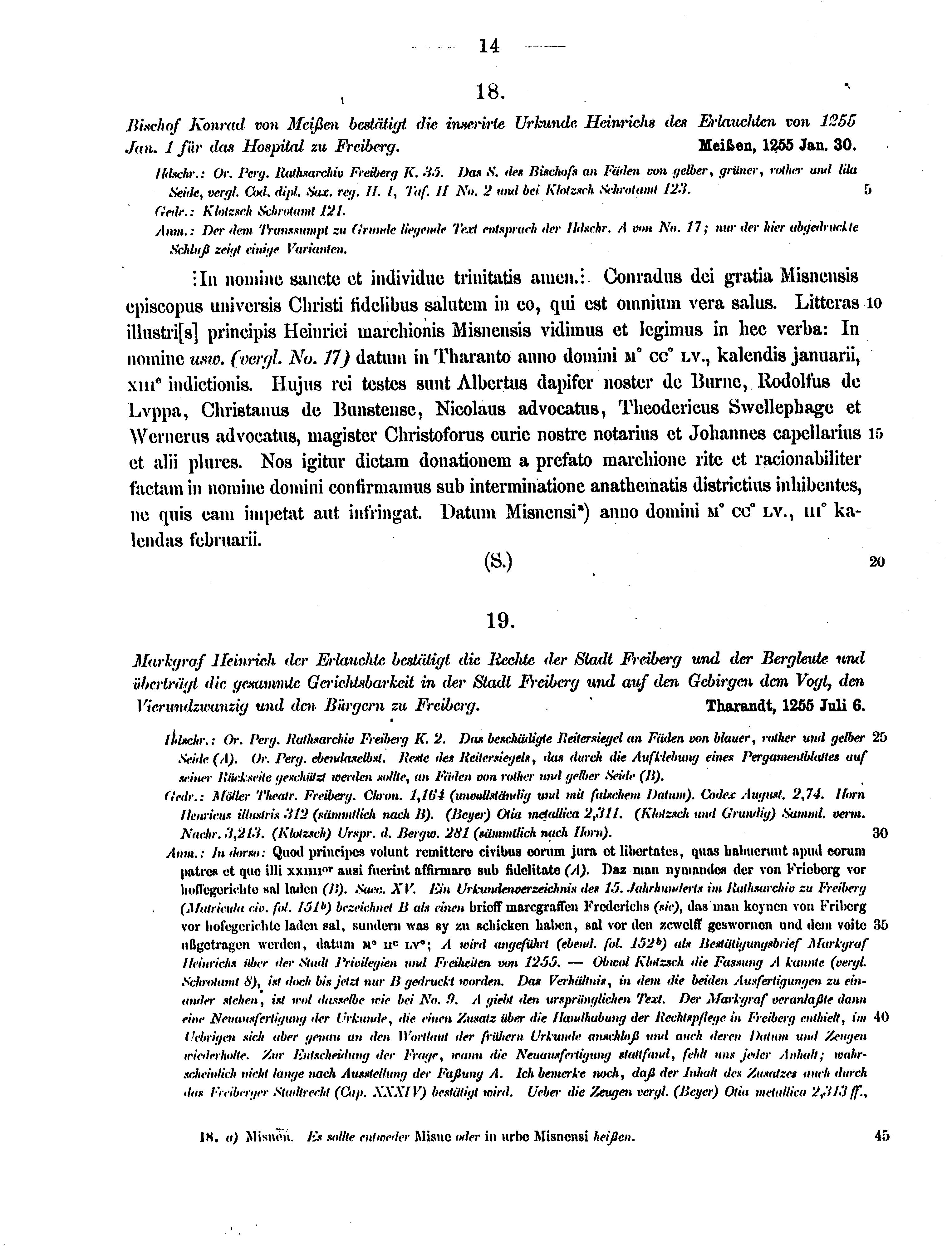 Historische Urkunde Seite 14 aus Band cds2_12