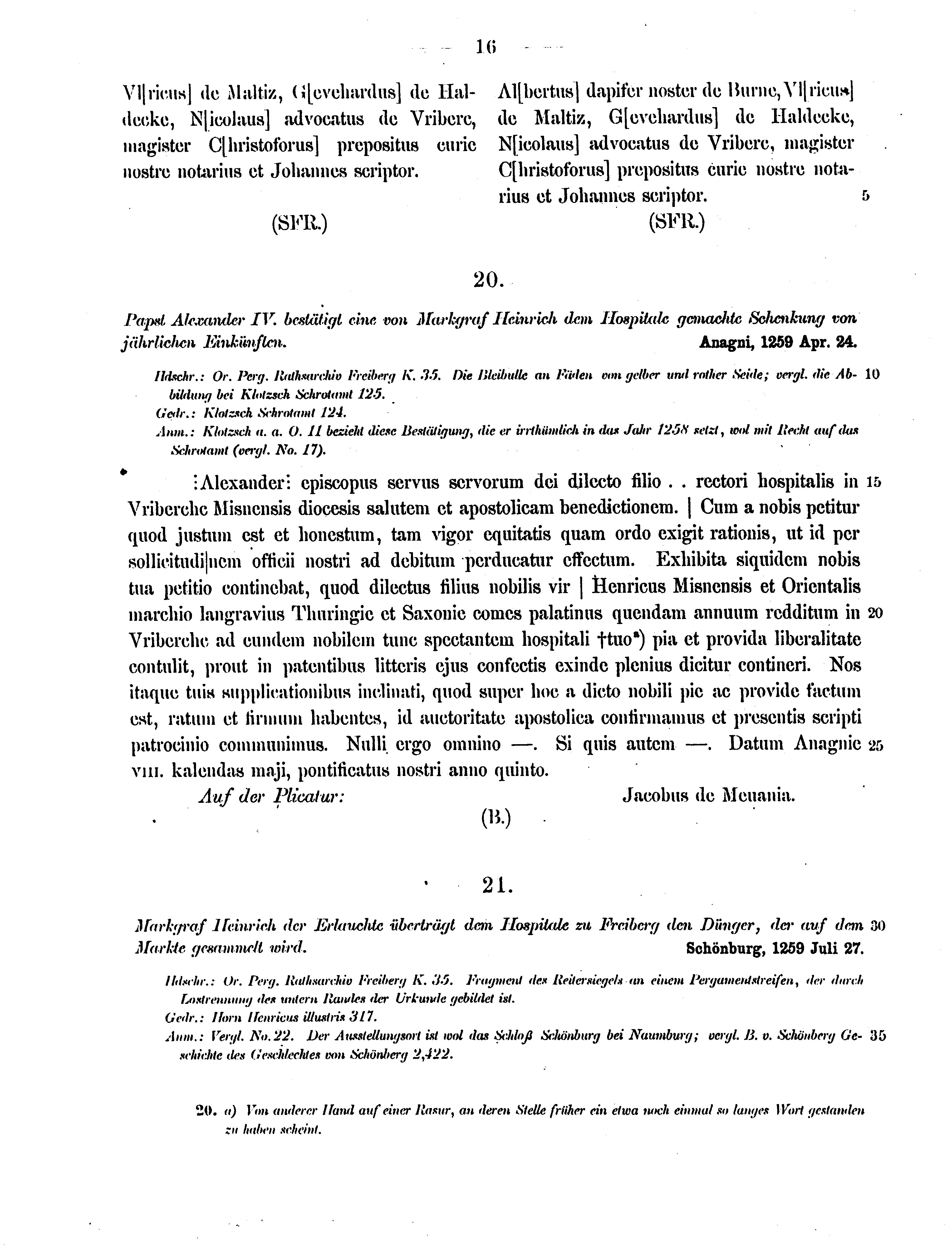 Historische Urkunde Seite 16 aus Band cds2_12