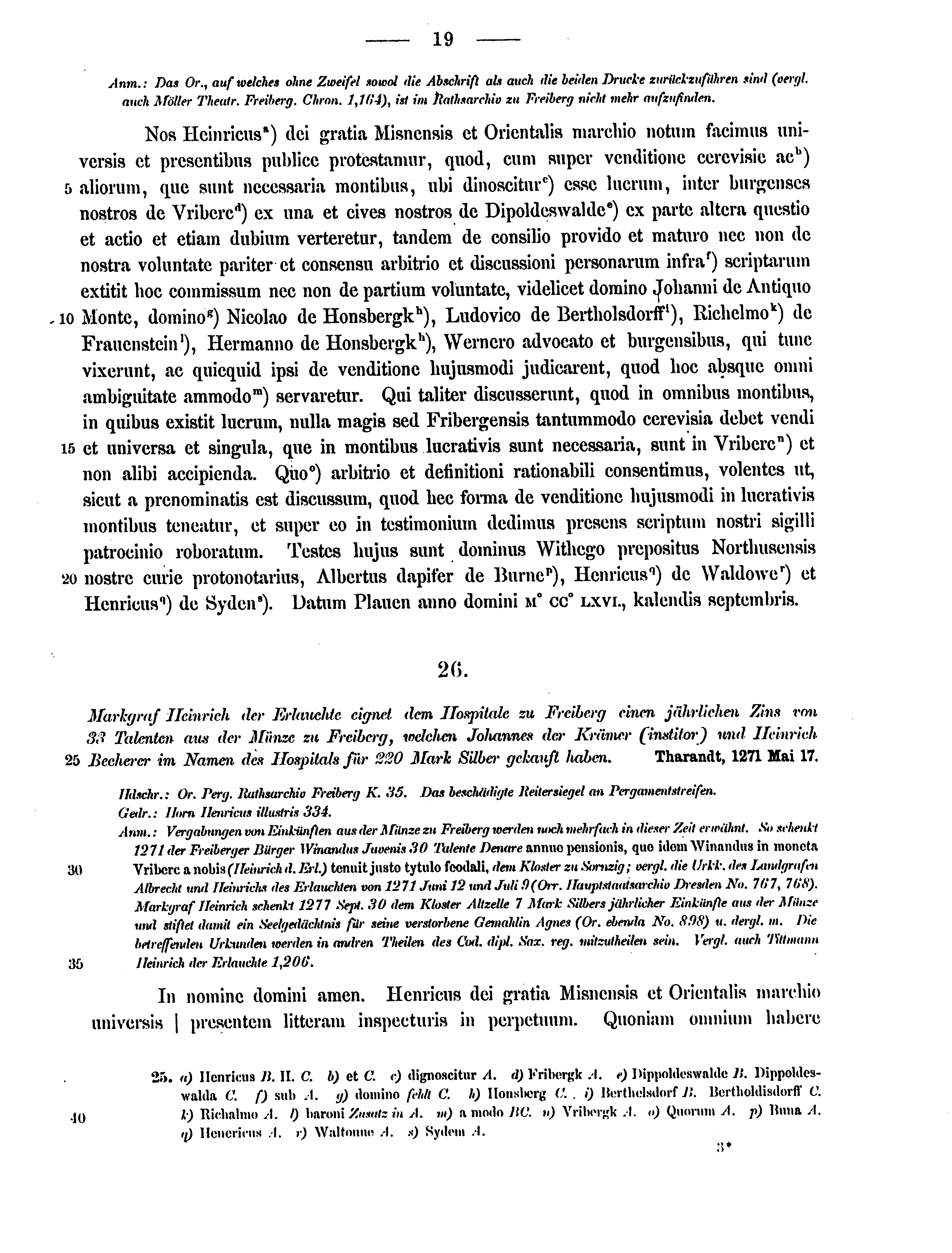 Historische Urkunde Seite 19 aus Band cds2_12