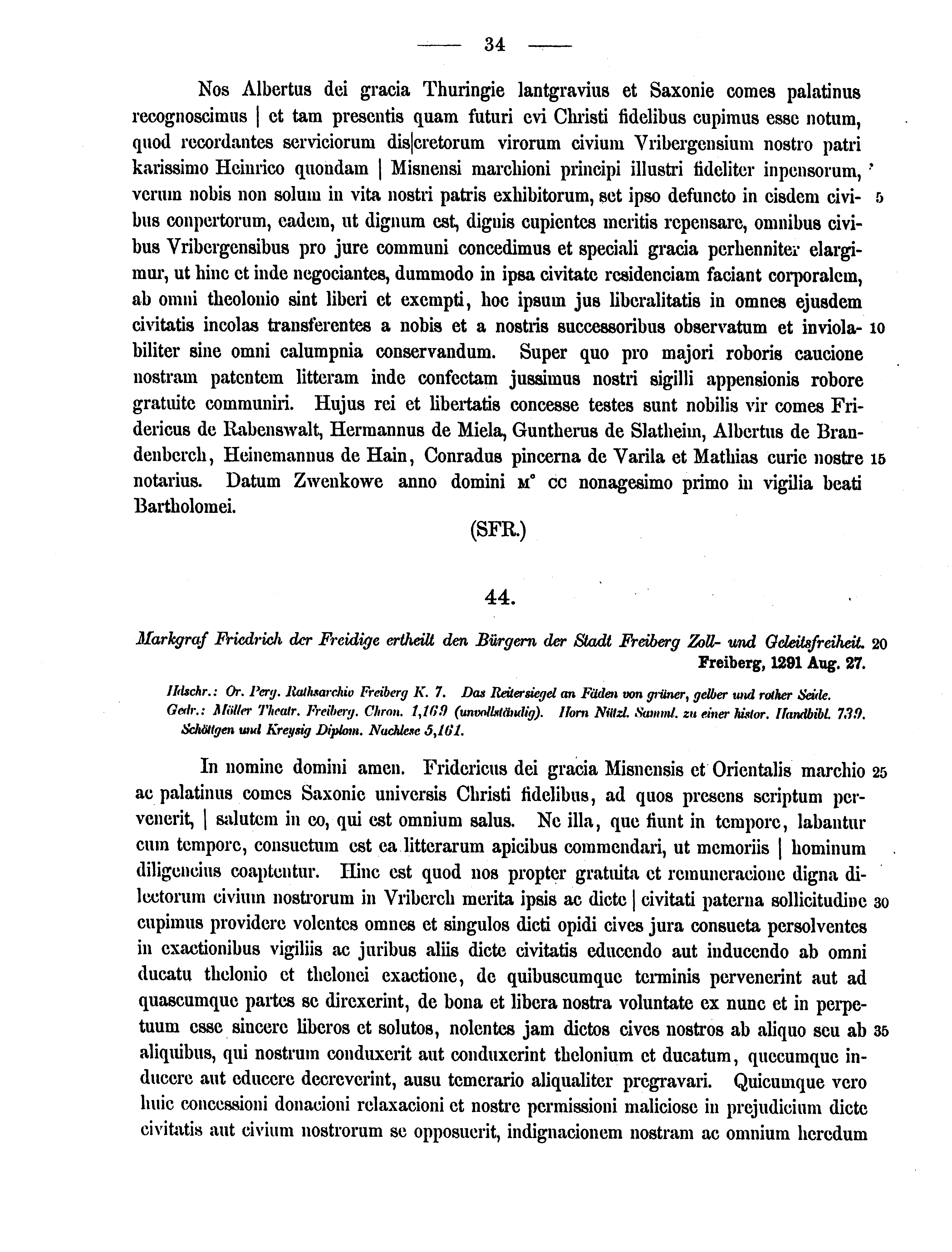 Historische Urkunde Seite 34 aus Band cds2_12
