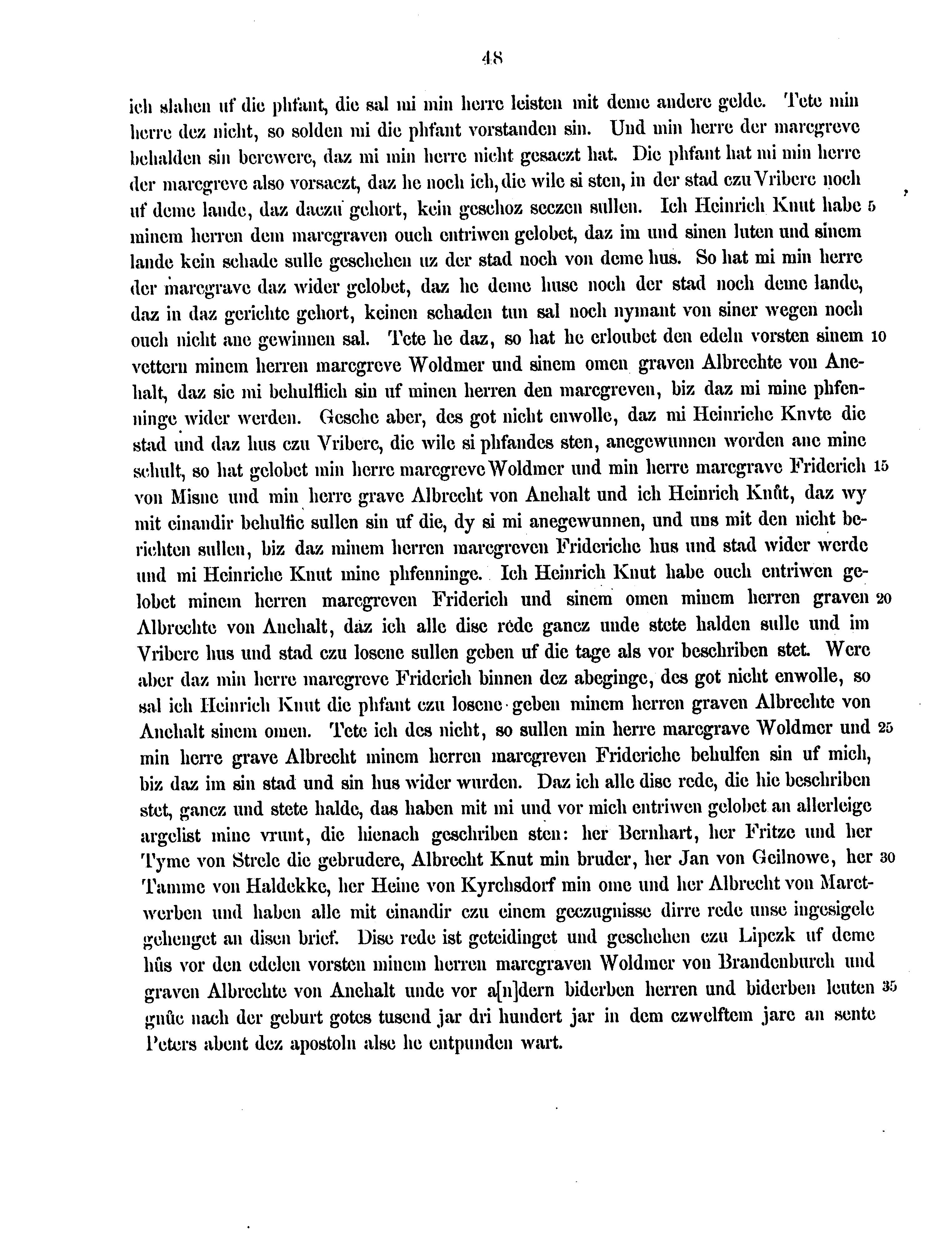 Historische Urkunde Seite 48 aus Band cds2_12