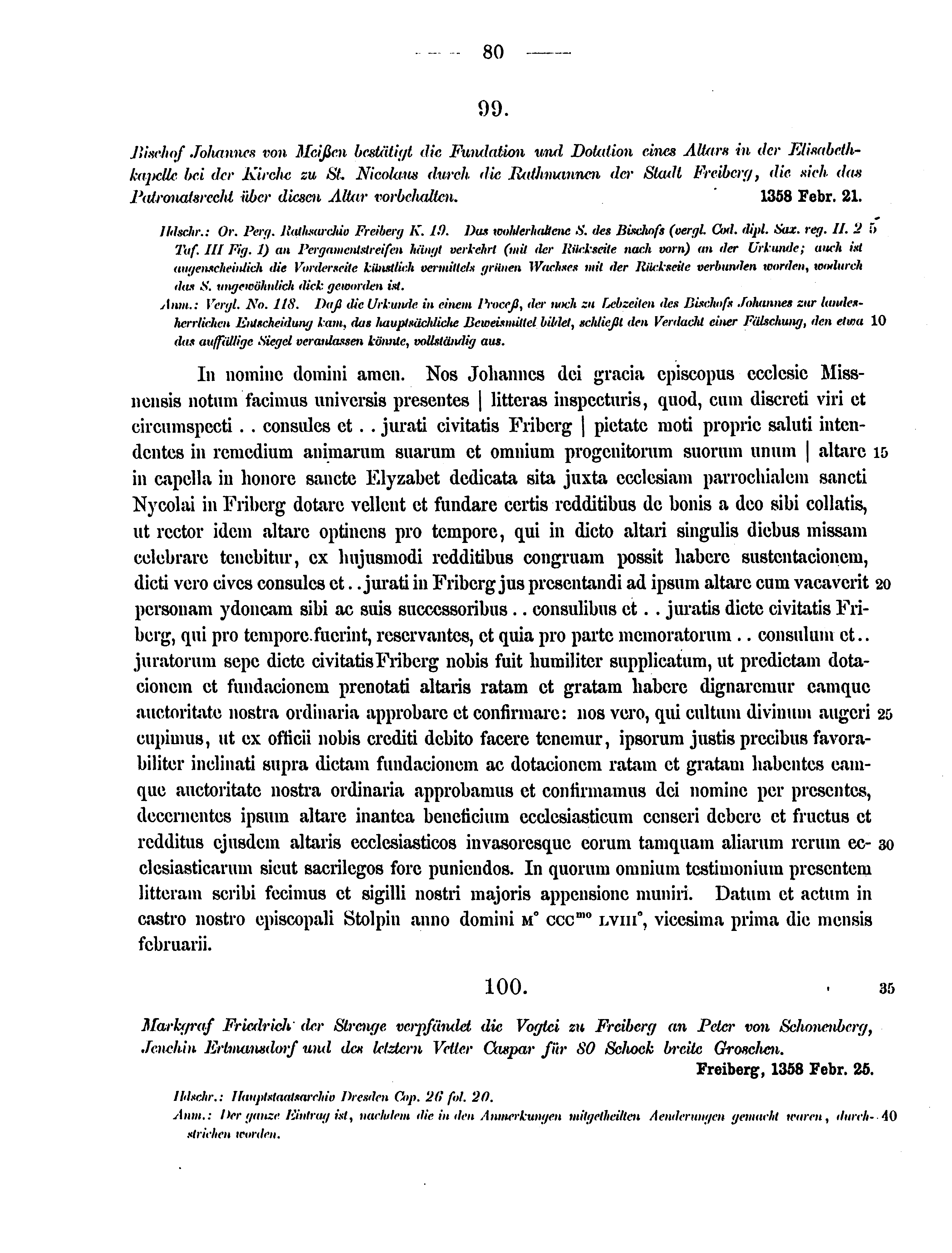 Historische Urkunde Seite 80 aus Band cds2_12