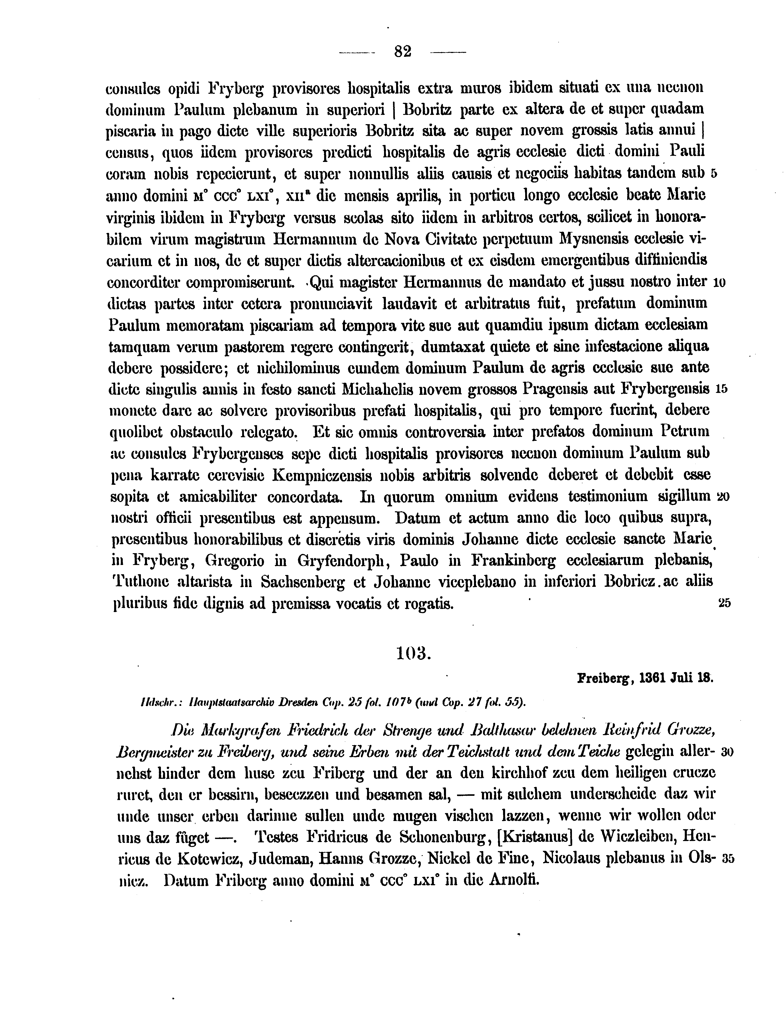 Historische Urkunde Seite 82 aus Band cds2_12