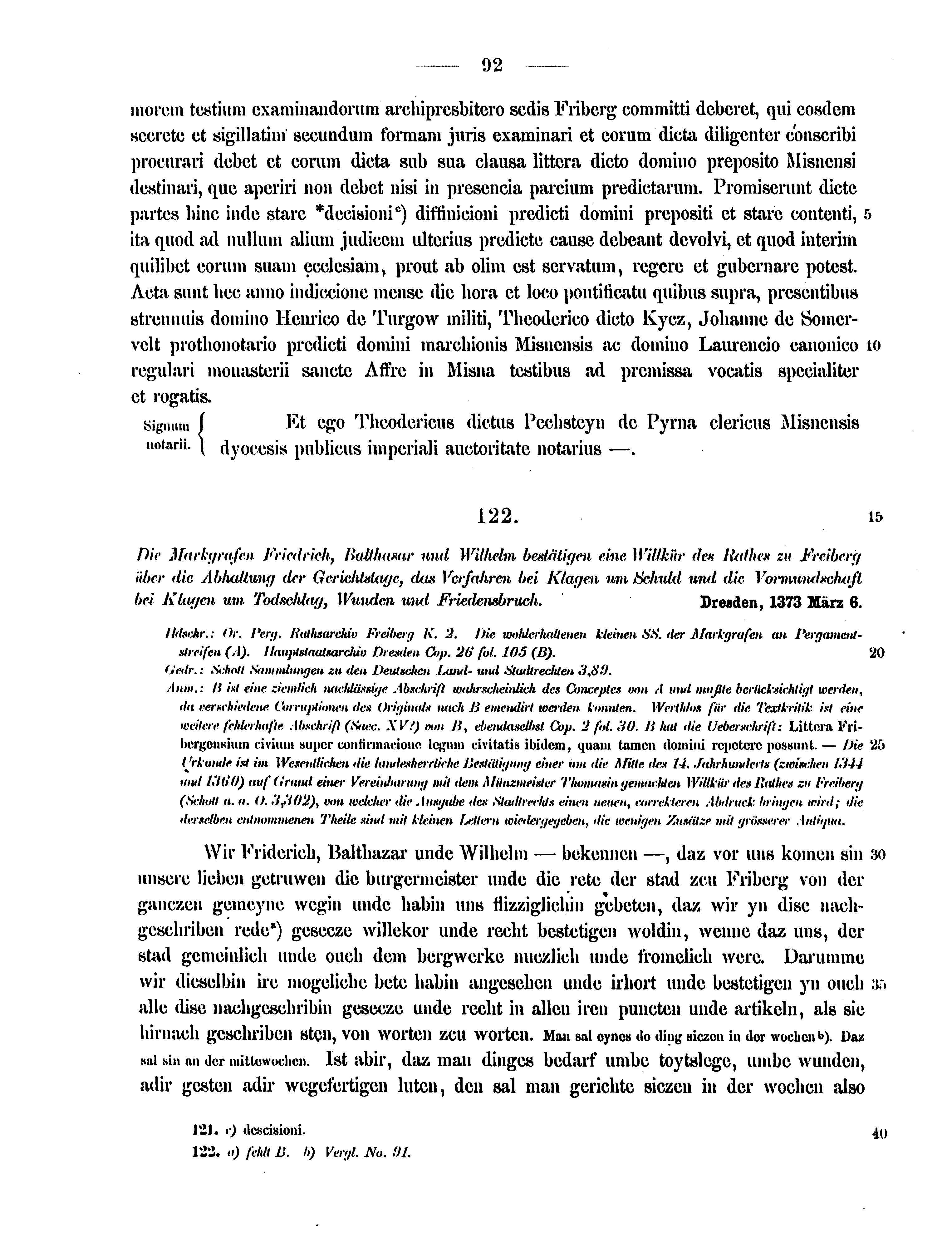 Historische Urkunde Seite 92 aus Band cds2_12