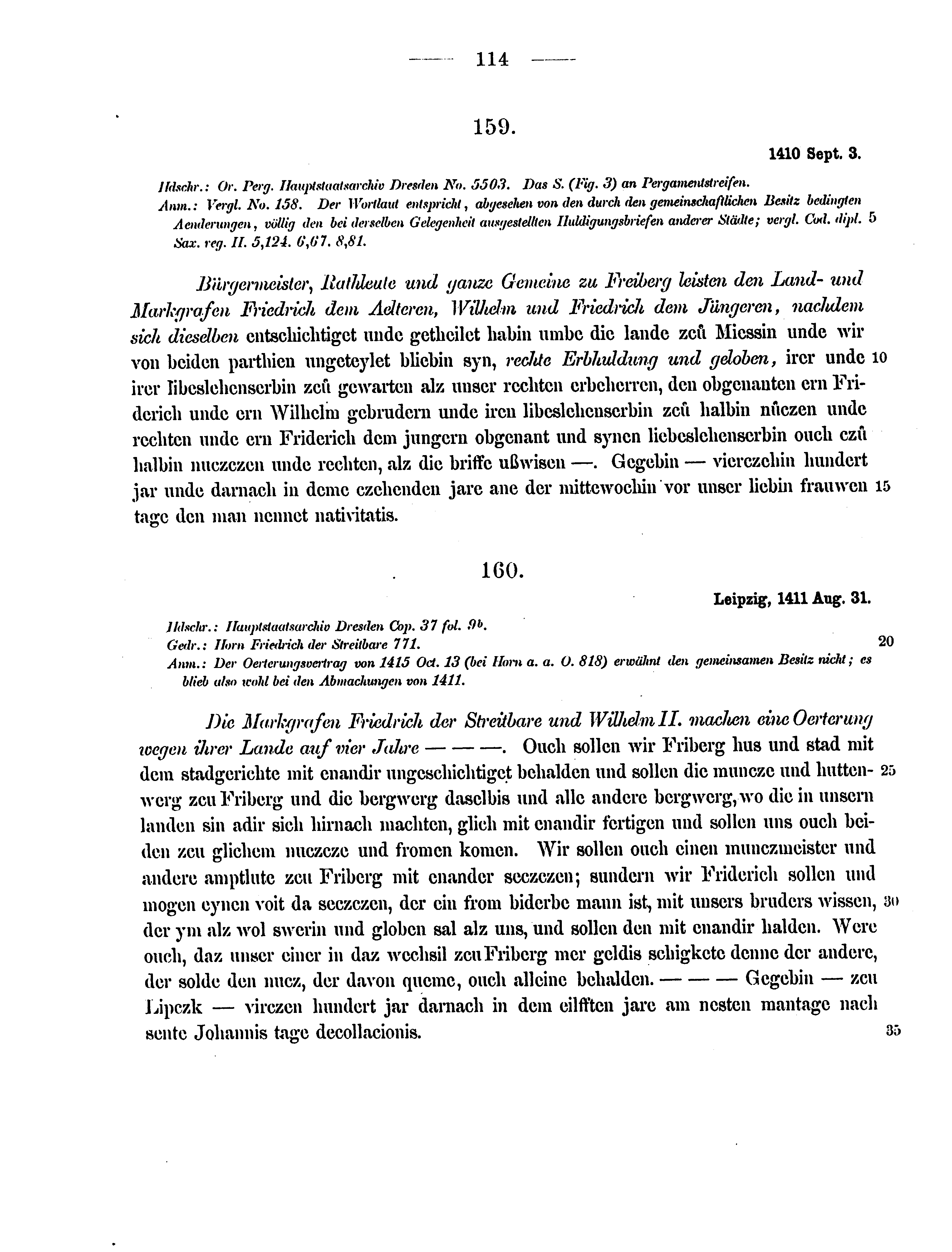 Historische Urkunde Seite 114 aus Band cds2_12