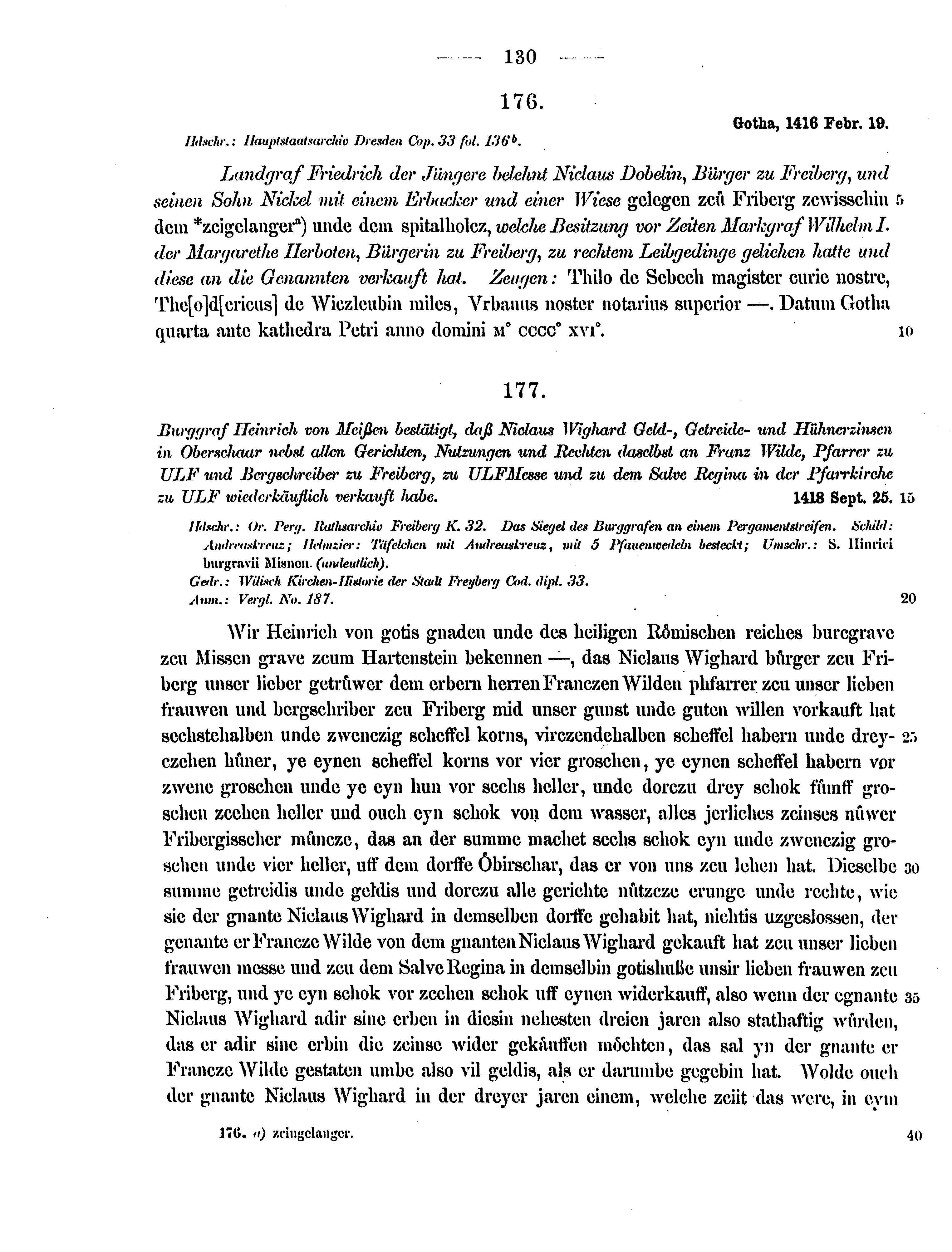 Historische Urkunde Seite 130 aus Band cds2_12