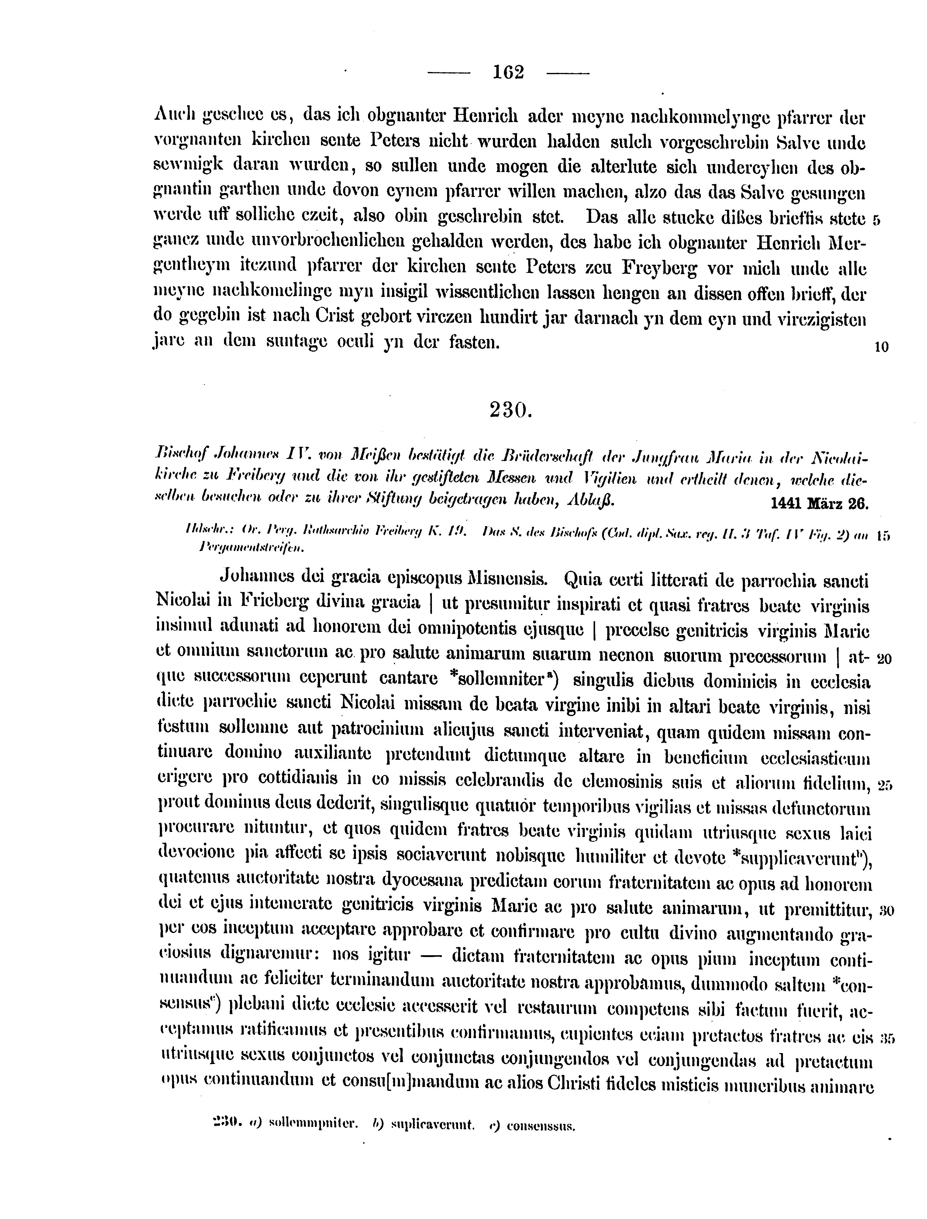 Historische Urkunde Seite 162 aus Band cds2_12