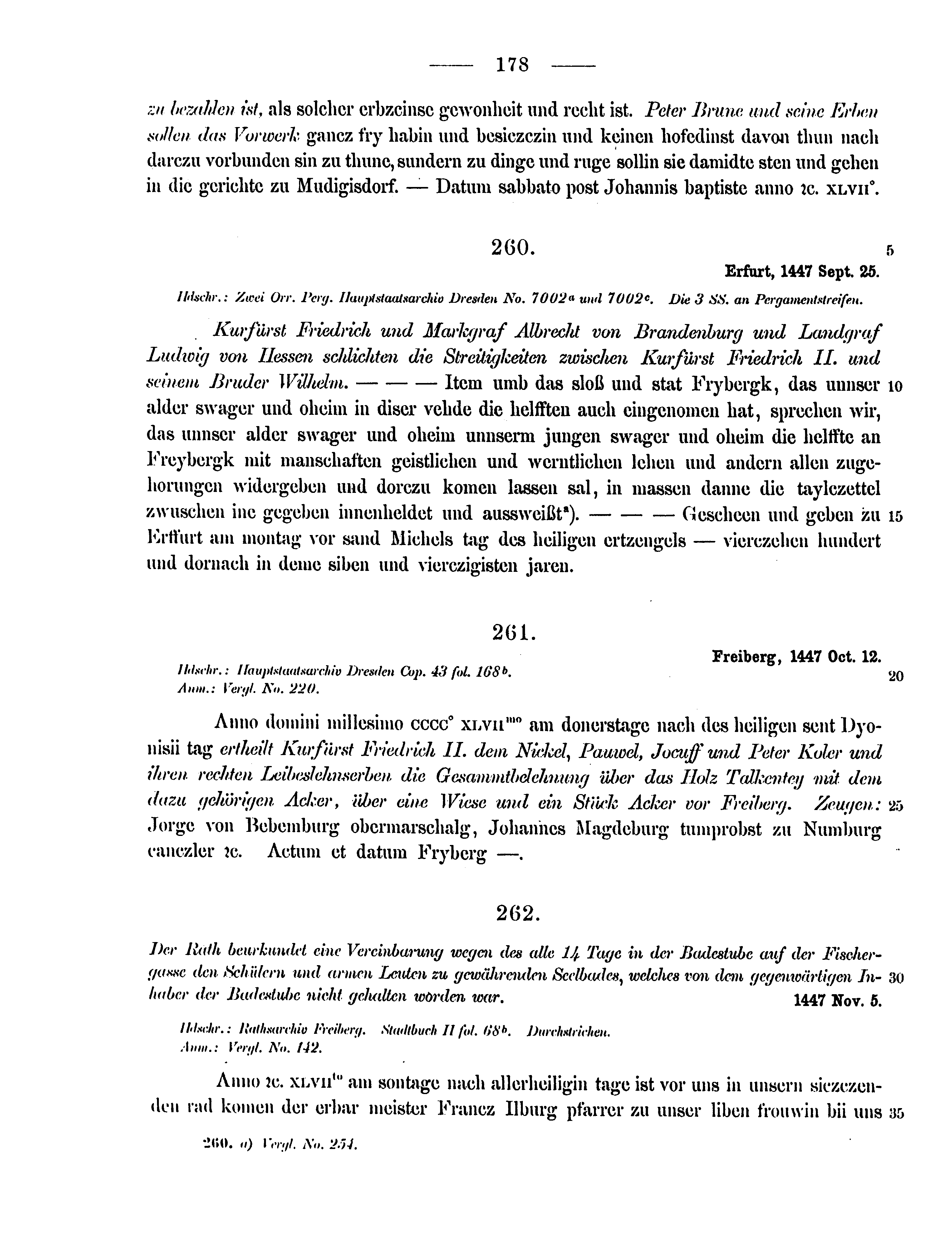 Historische Urkunde Seite 178 aus Band cds2_12