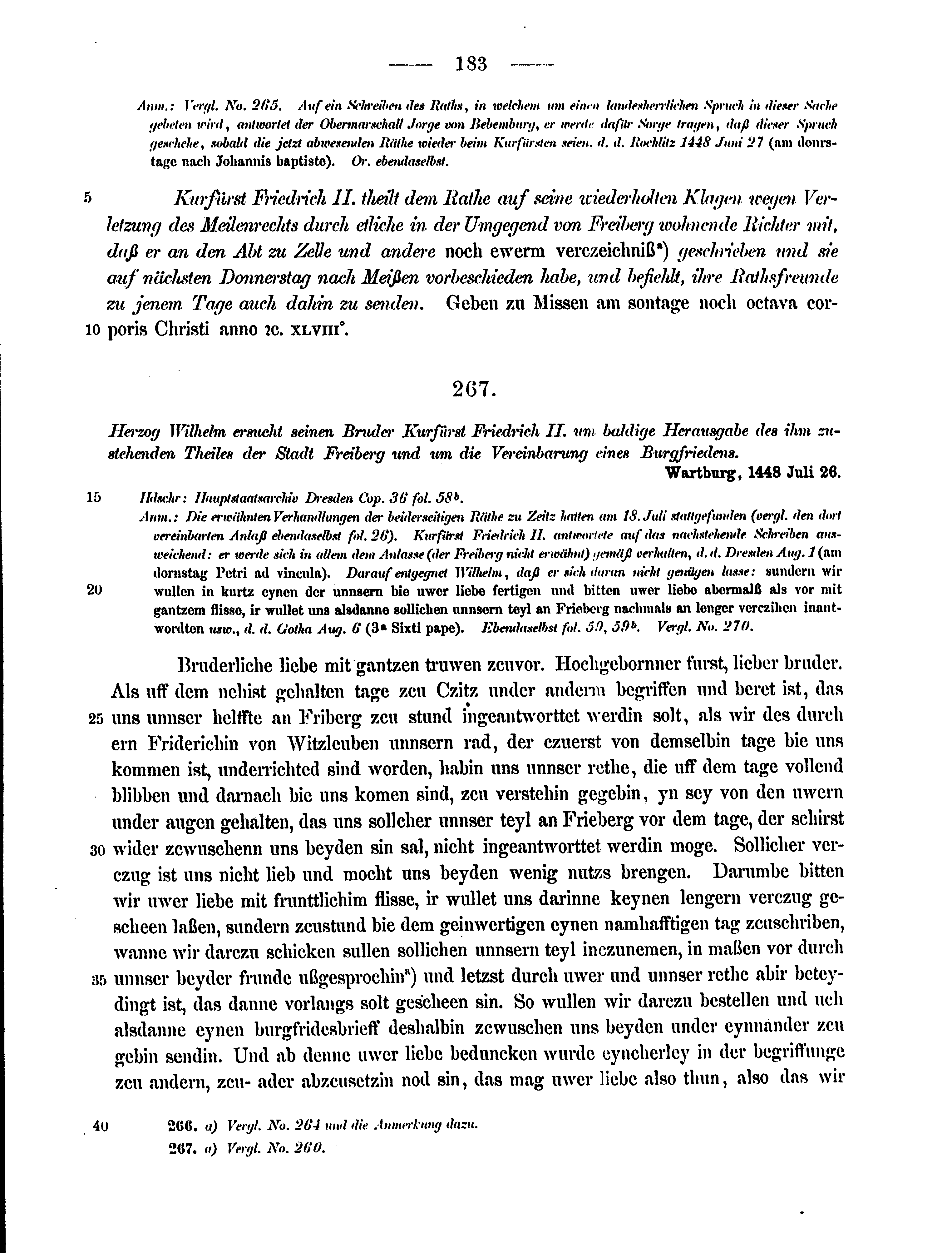 Historische Urkunde Seite 183 aus Band cds2_12