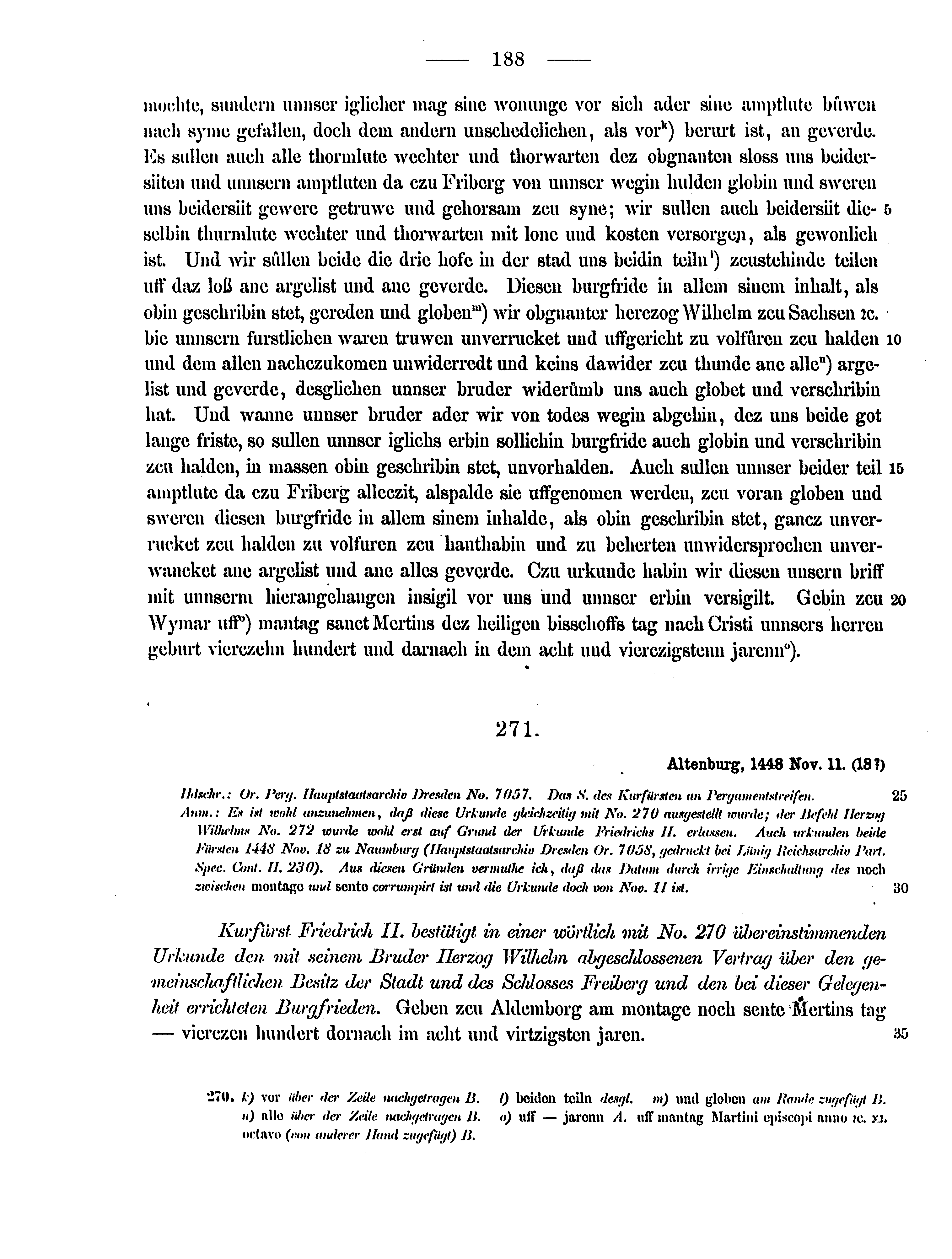 Historische Urkunde Seite 188 aus Band cds2_12