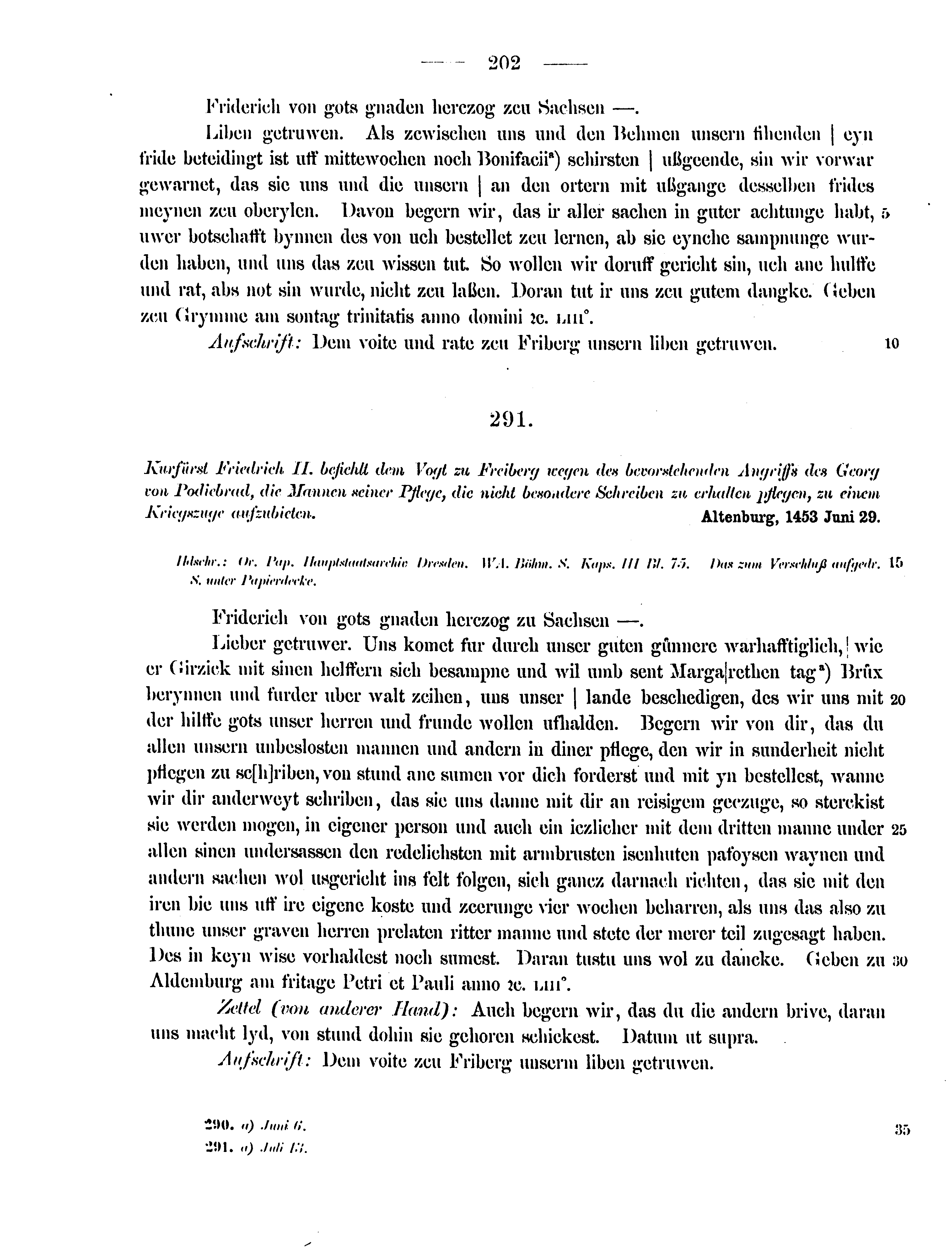 Historische Urkunde Seite 202 aus Band cds2_12