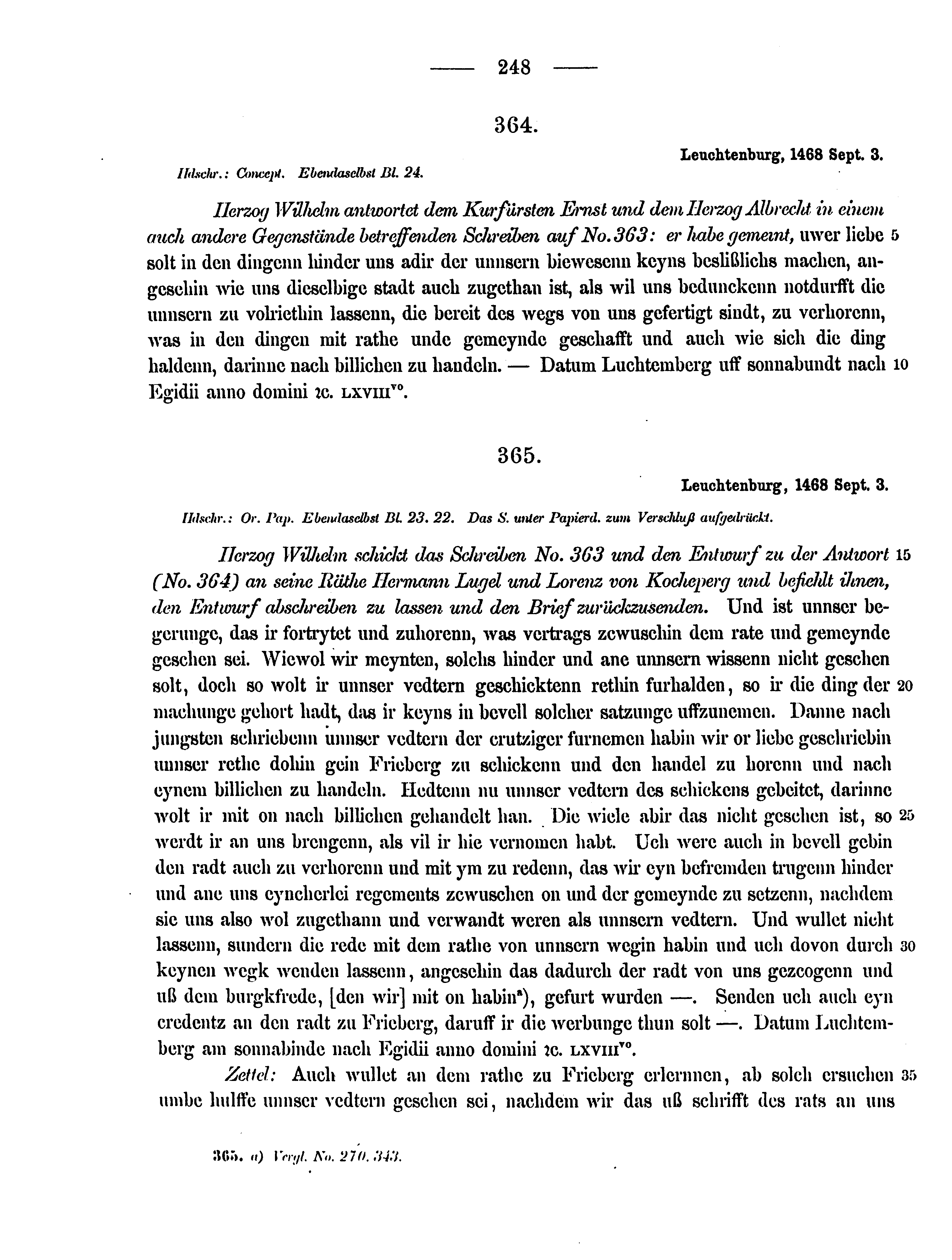 Historische Urkunde Seite 248 aus Band cds2_12