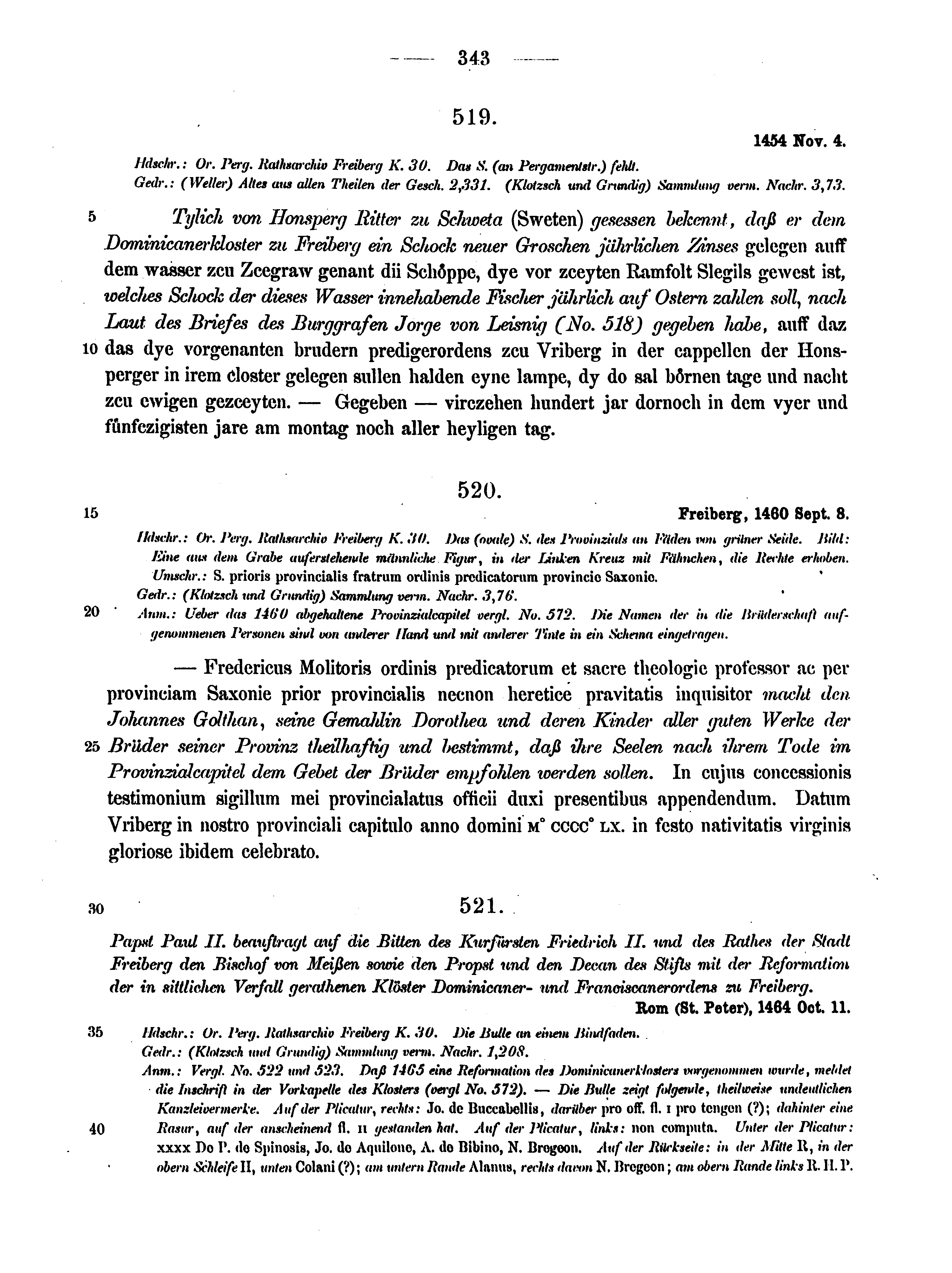 Historische Urkunde Seite 343 aus Band cds2_12