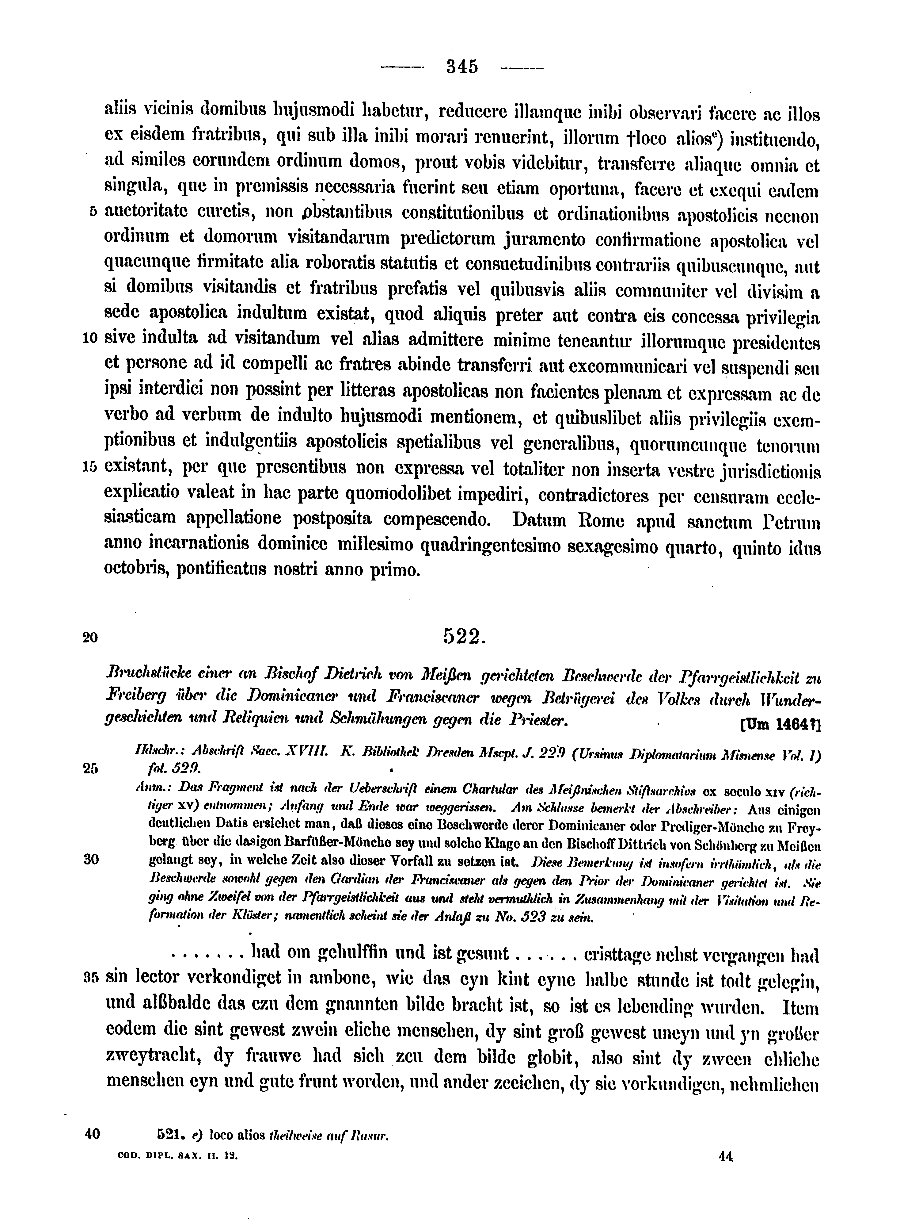 Historische Urkunde Seite 345 aus Band cds2_12