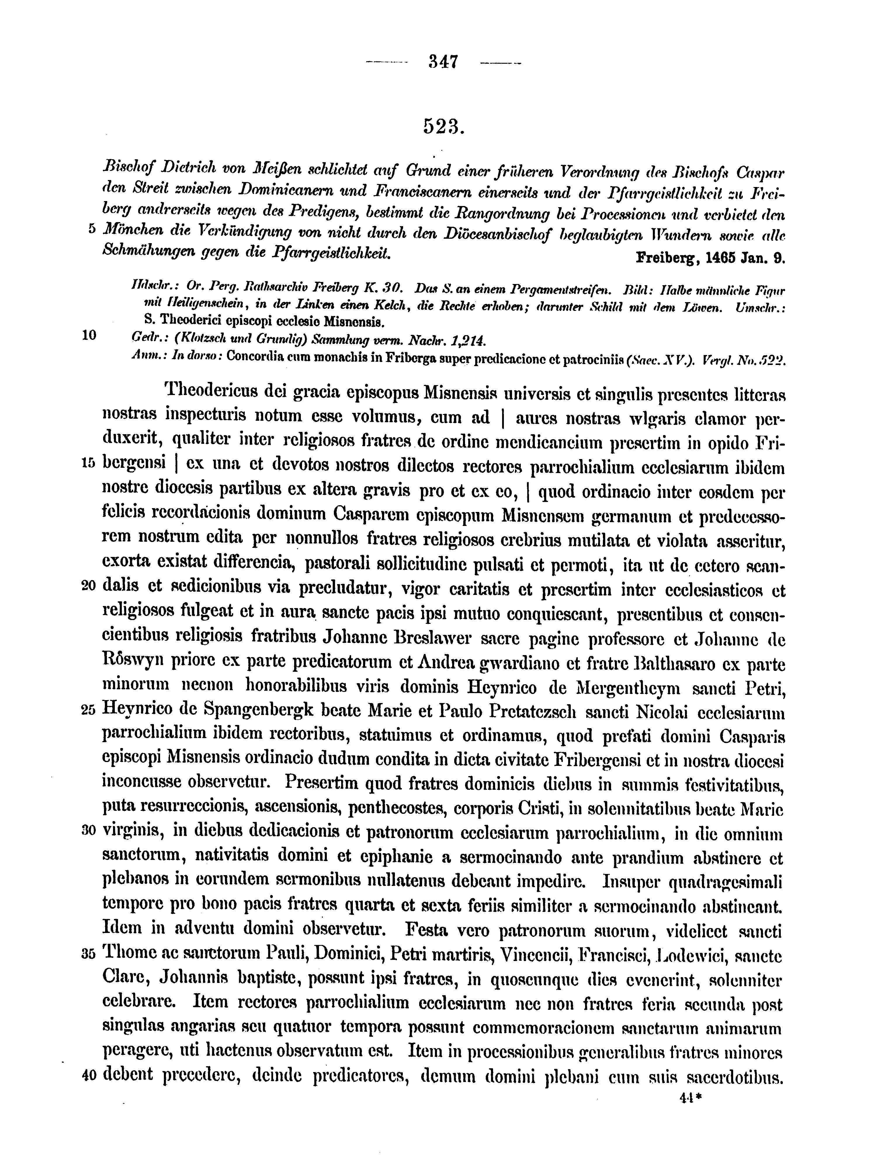 Historische Urkunde Seite 347 aus Band cds2_12