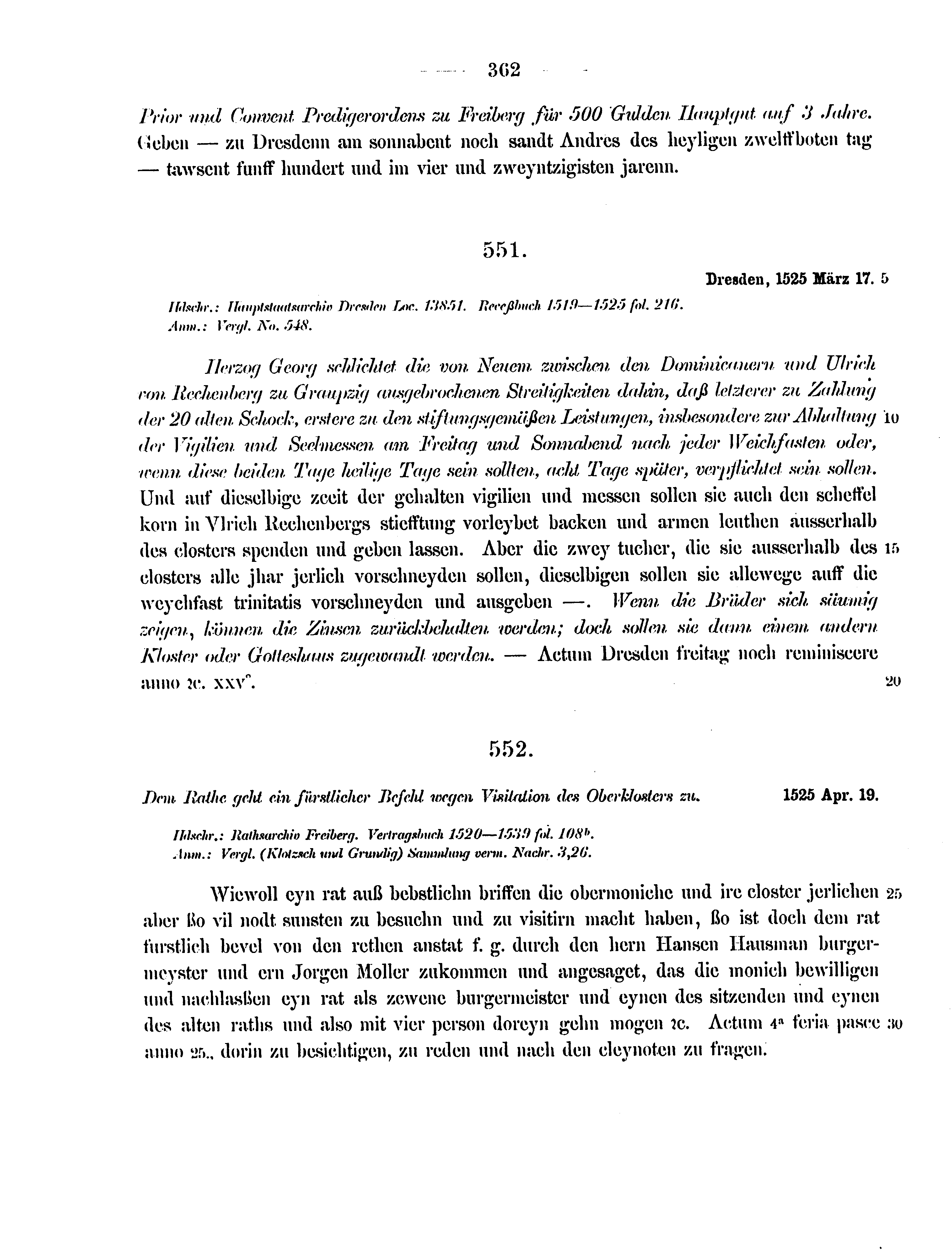 Historische Urkunde Seite 362 aus Band cds2_12