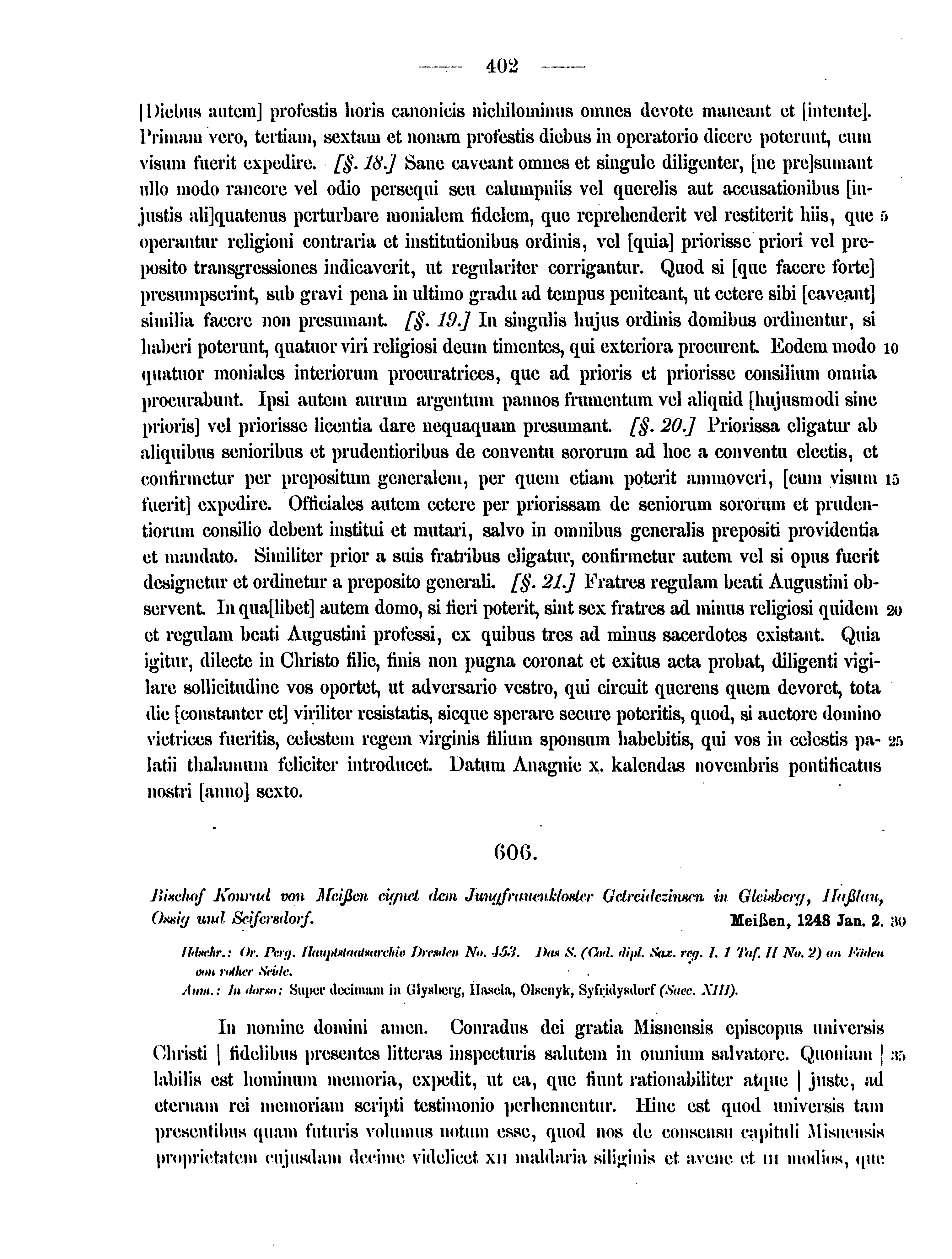 Historische Urkunde Seite 402 aus Band cds2_12