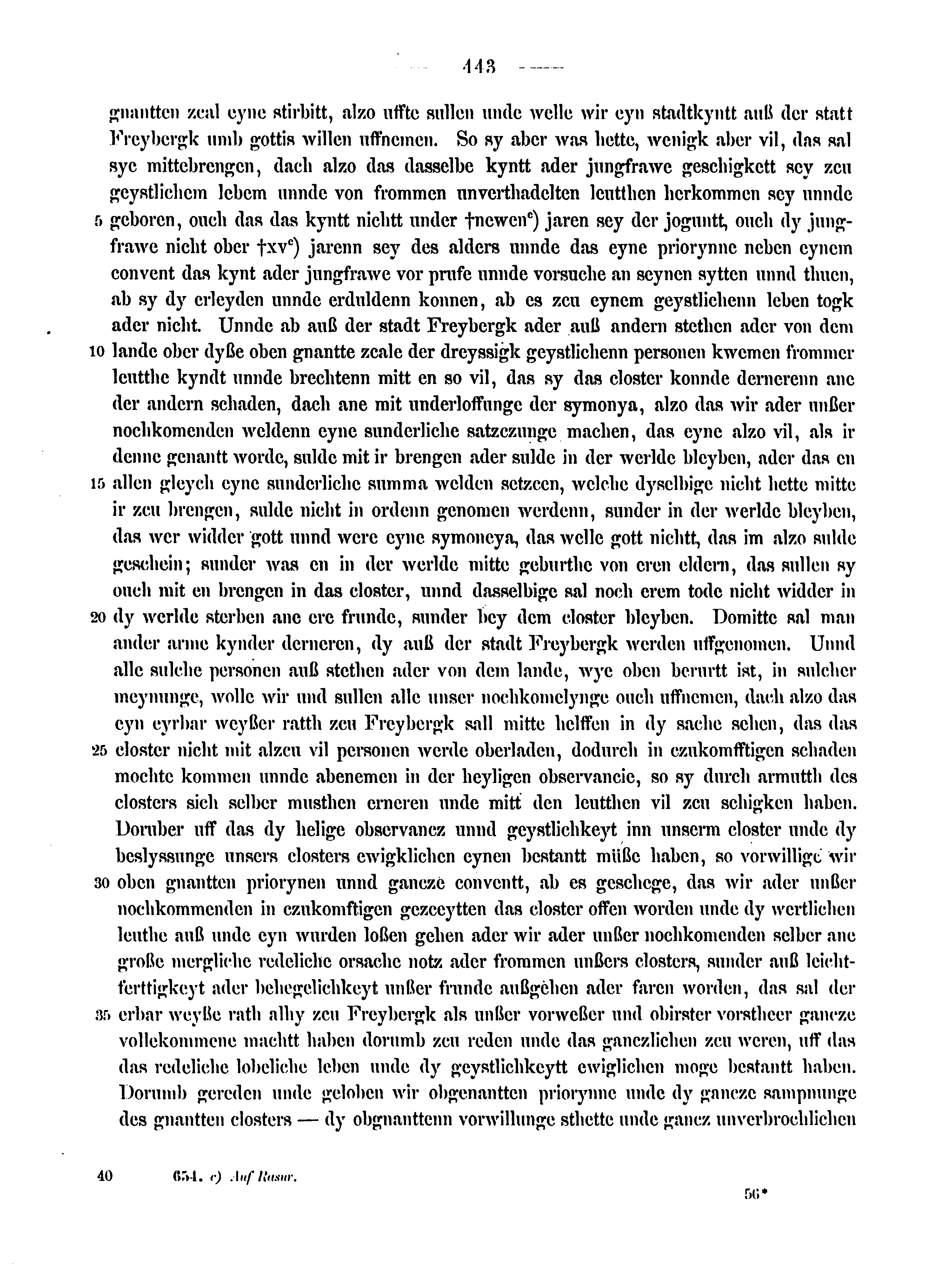 Historische Urkunde Seite 443 aus Band cds2_12