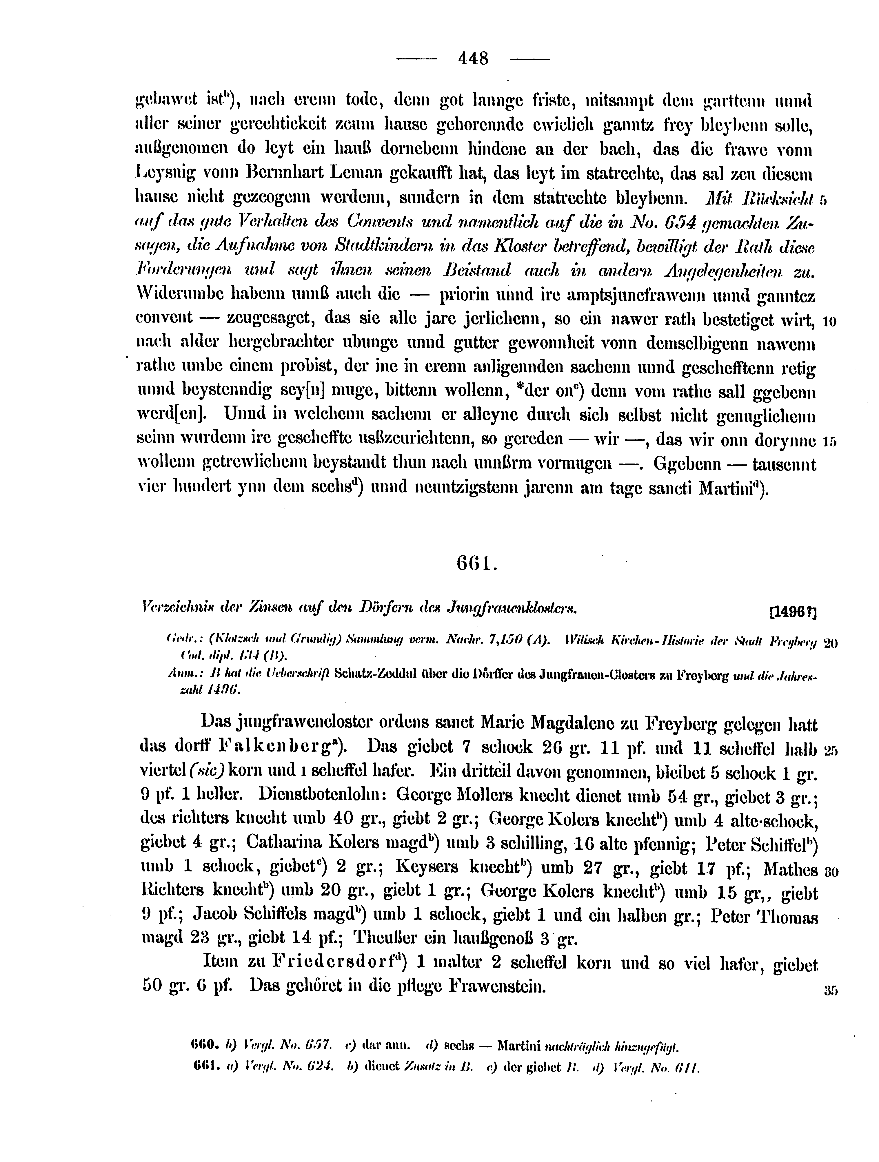 Historische Urkunde Seite 448 aus Band cds2_12