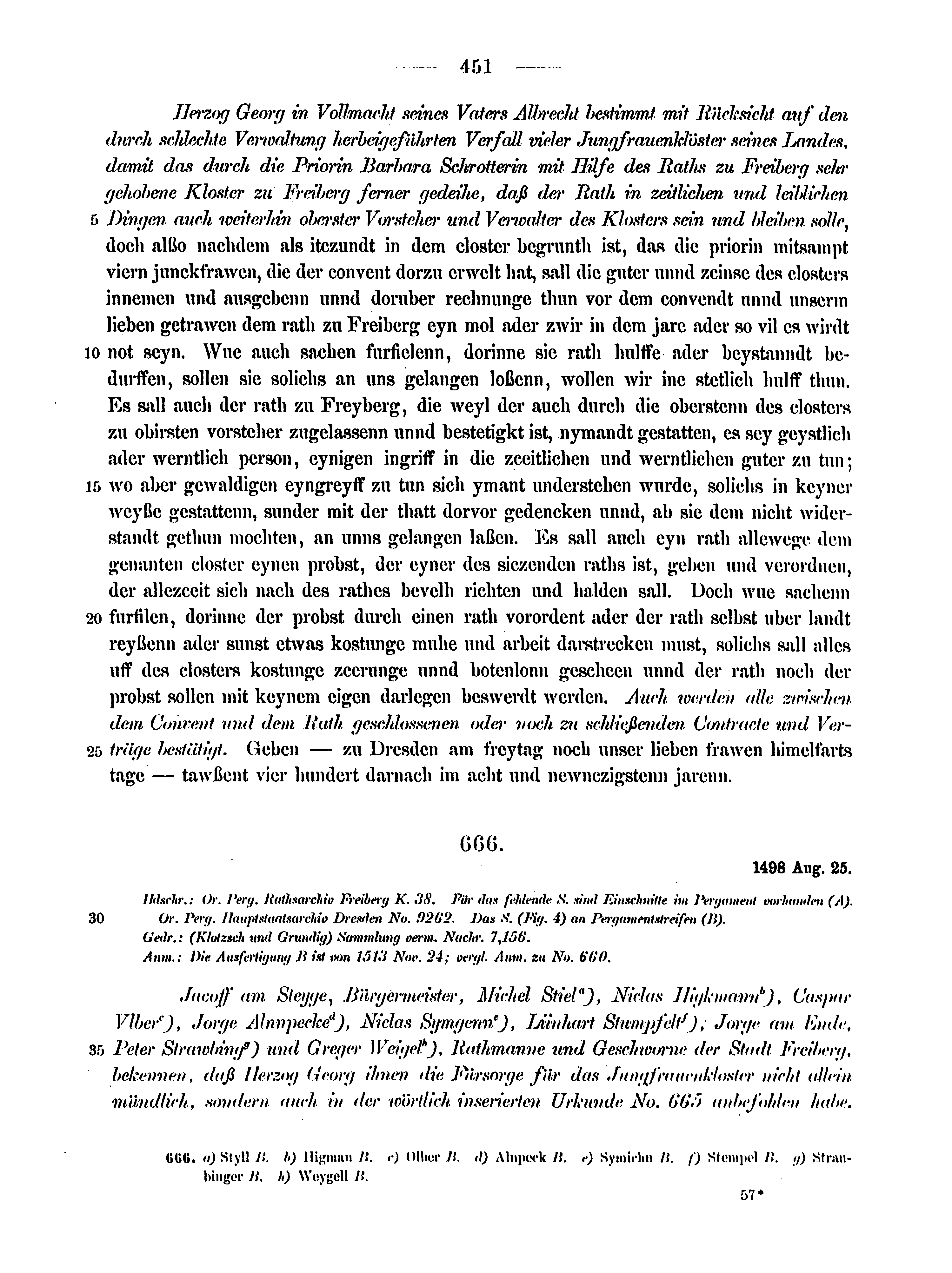 Historische Urkunde Seite 451 aus Band cds2_12